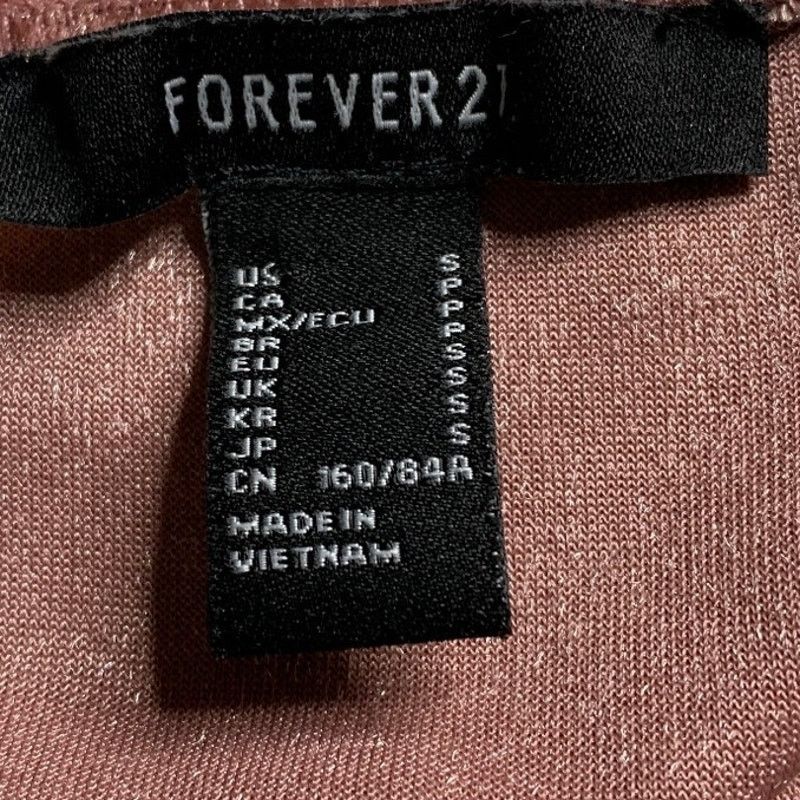 Forever 21 Forever 21 Women's Size Small Tank Top Spaghetti Straps Pink Size S / US 4 / IT 40 - 4 Thumbnail