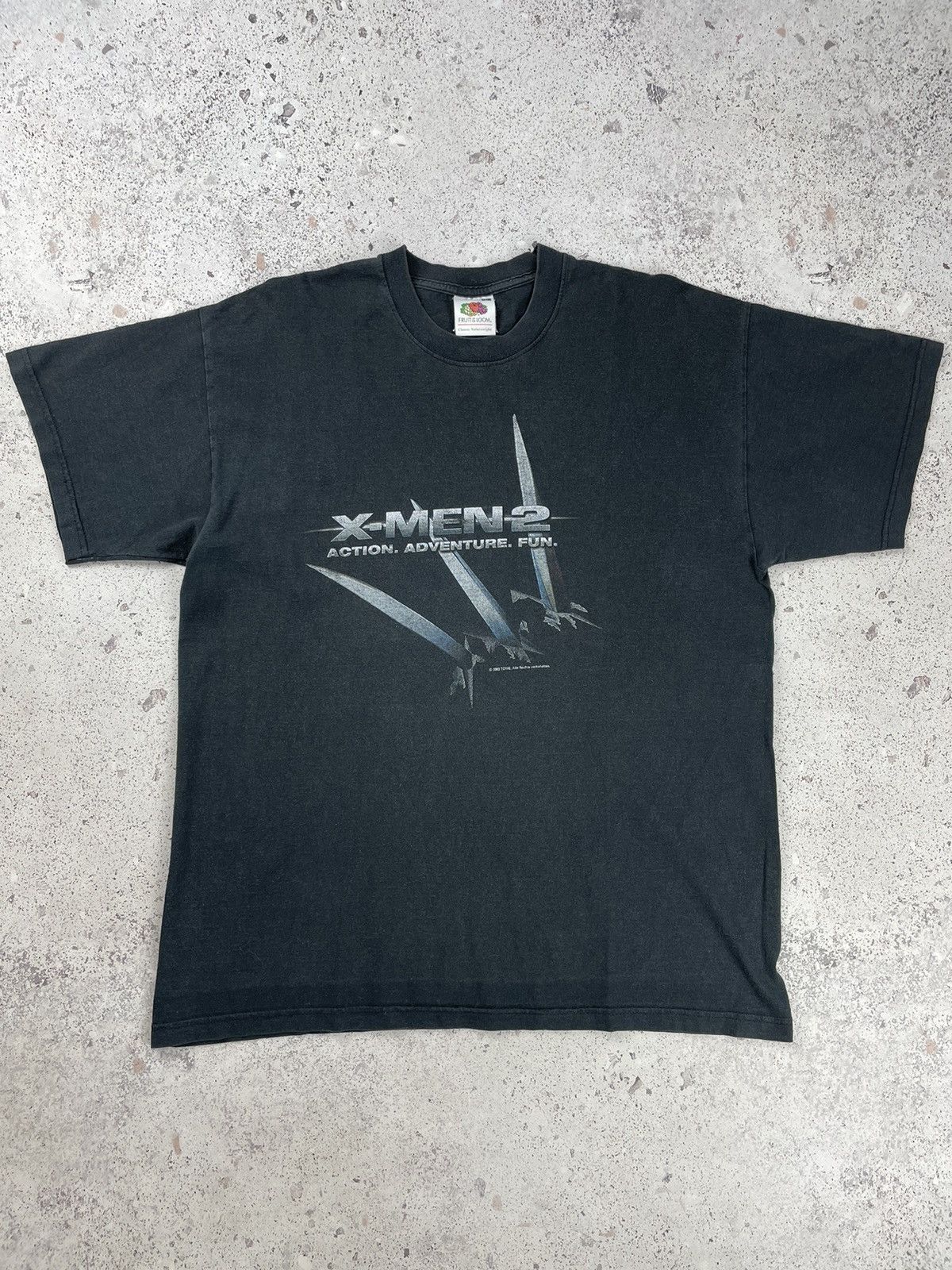 Marvel Comics × Vintage Vintage 2003 X-Men Logo Tee T-shirt Size US L / EU 52-54 / 3 - 1 Thumbnail