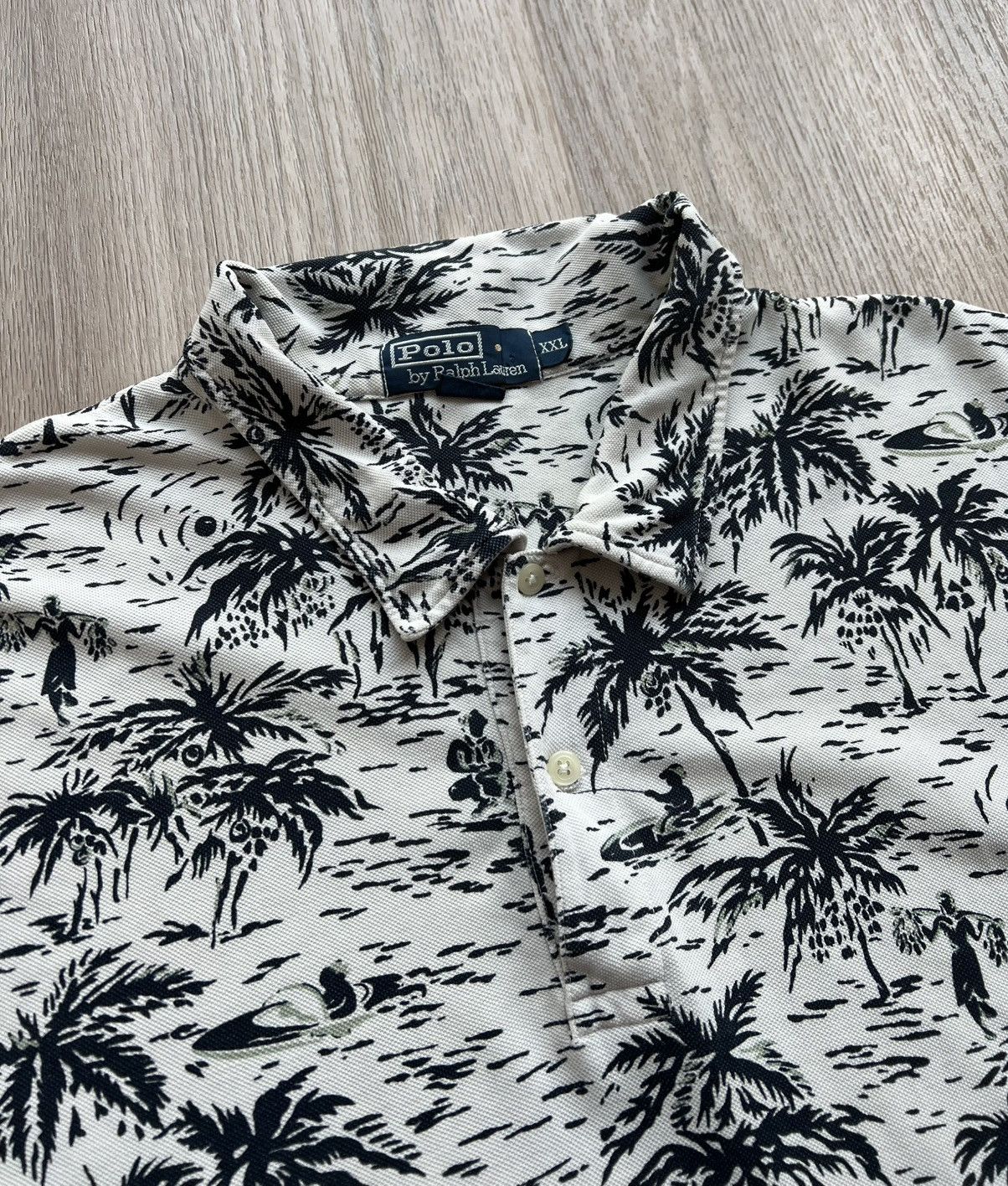 Polo Ralph Lauren × Ralph Lauren × Vintage Vintage Polo Ralph Lauren Hawaii T-Shirt Short Sleeve Size US XXL / EU 58 / 5 - 4 Thumbnail