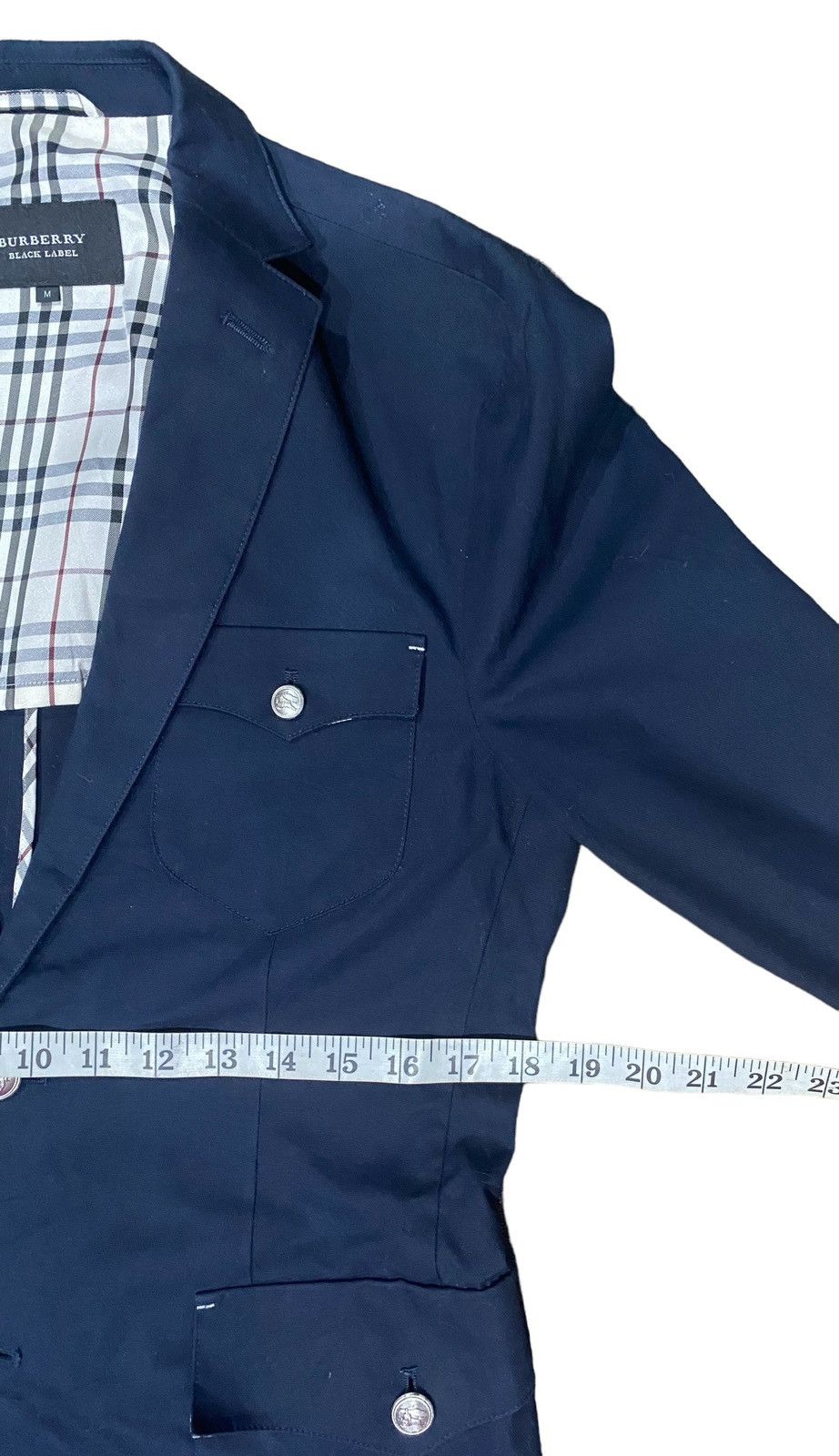 Burberry BURBERRY PROSUM Blazer Dark Blue Size 42S - 16 Thumbnail