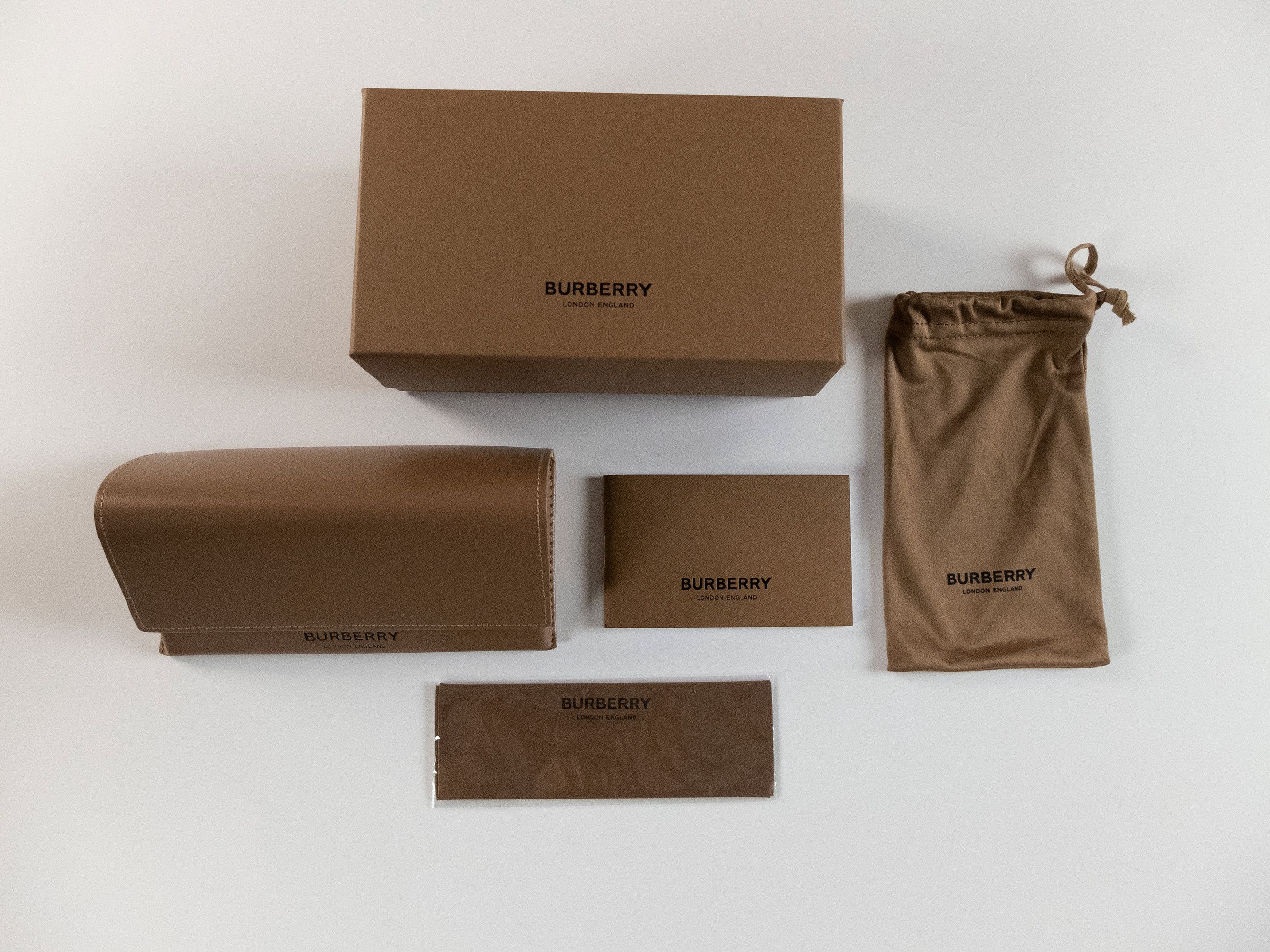 Burberry BURBERRY unisex Havana marble brown sunglasses authentic Size ONE SIZE - 10 Thumbnail