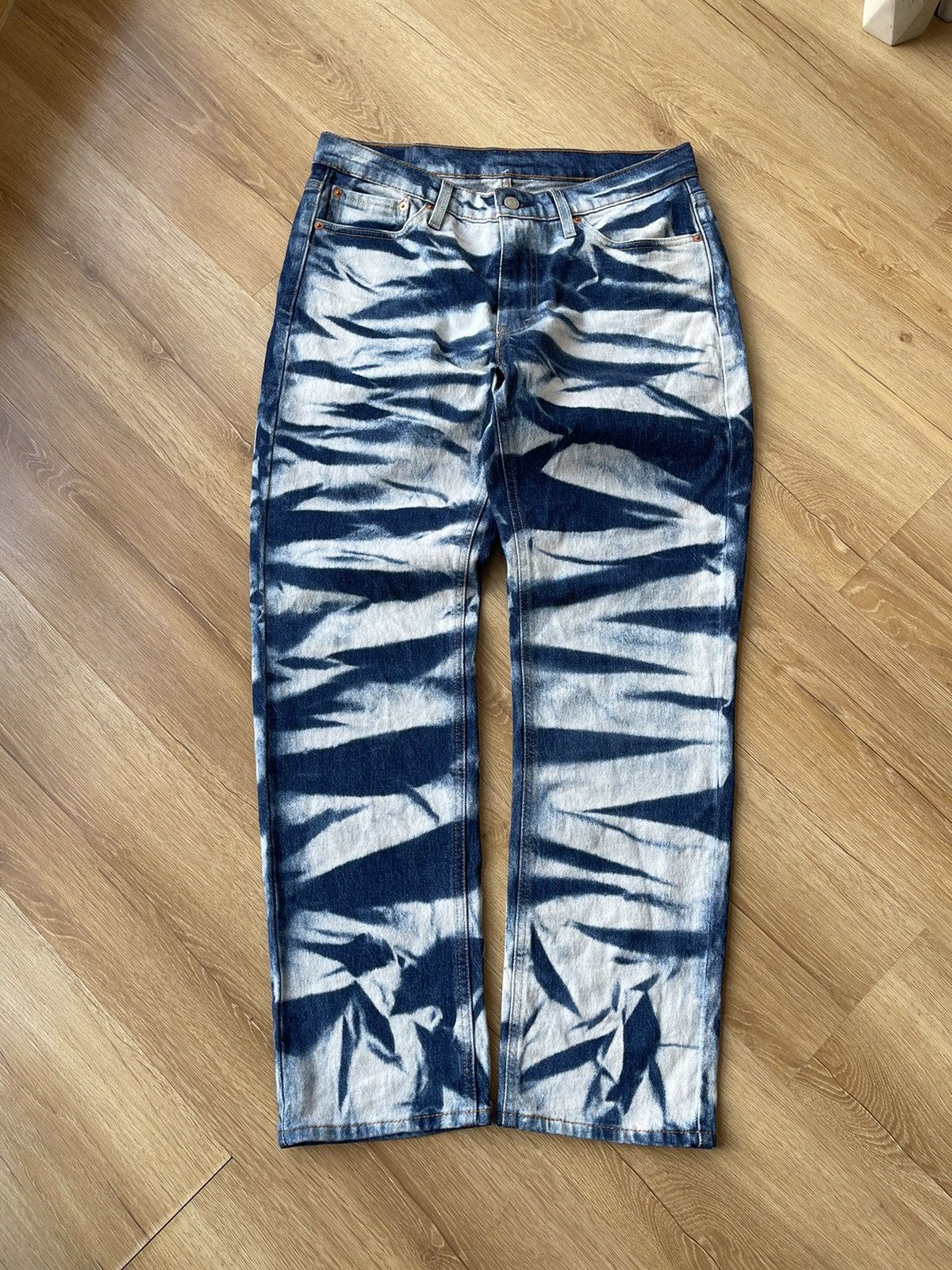 Levi's LEVI'S 541 Athletic Taper Acid Wash Bleached Tiger Denim Size US 32 / EU 48 - 2 Thumbnail