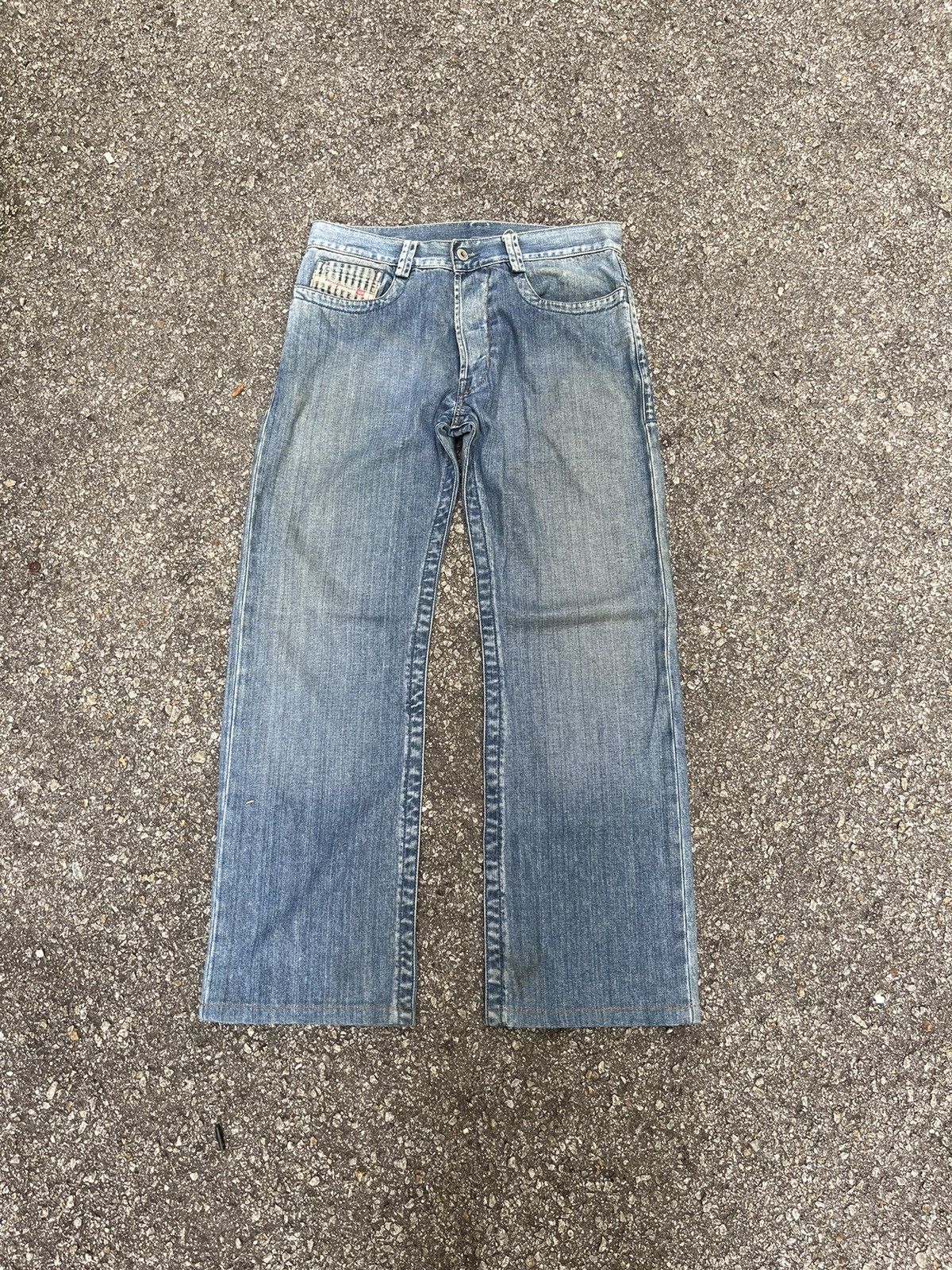 Diesel Diesel D Denim Snake Design Straight Fit Jeans Size US 29 - 3 Thumbnail