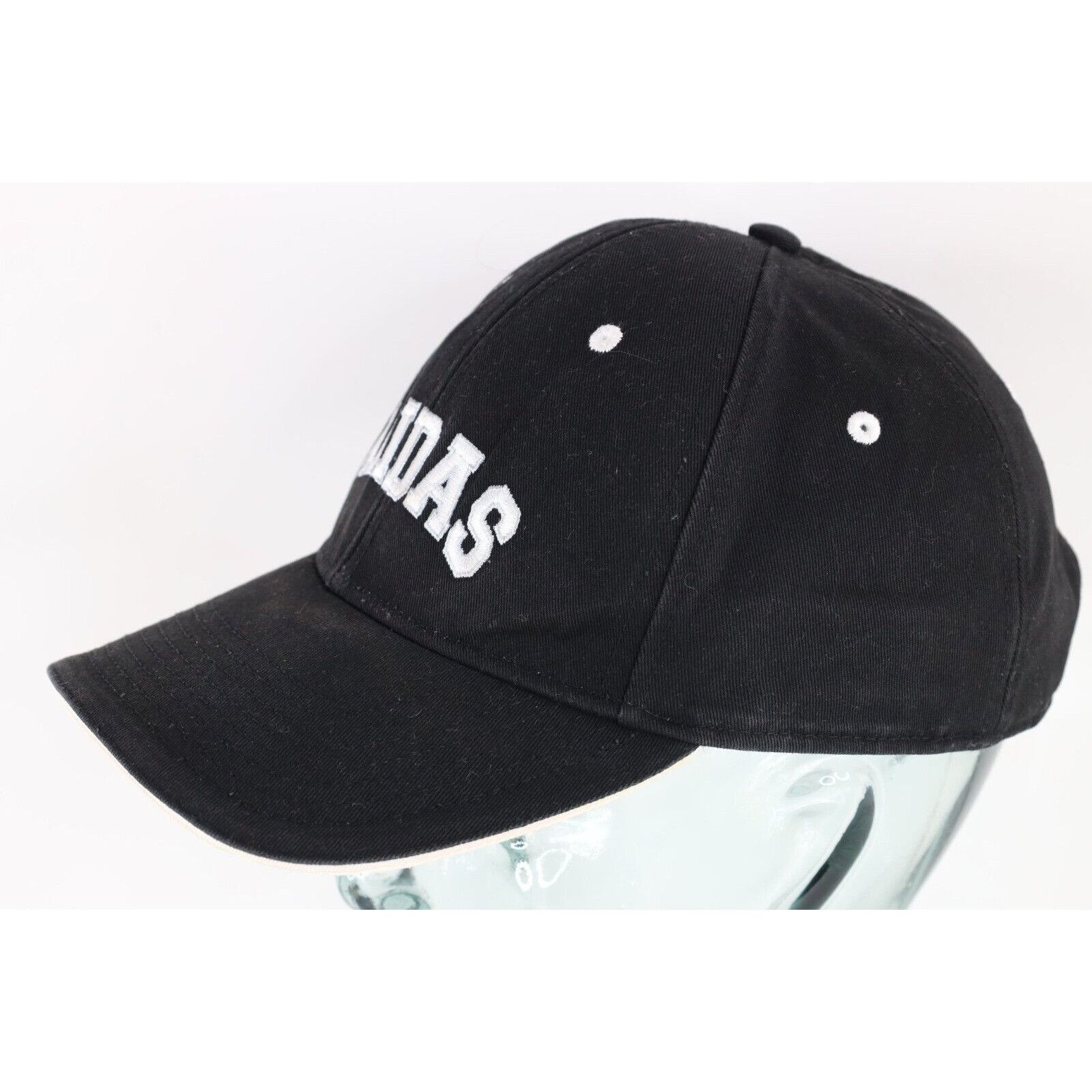Adidas × Vintage Vintage 90s Y2K Faded Spell Out Block Letter Adidas Hat Cap Size ONE SIZE - 4 Thumbnail