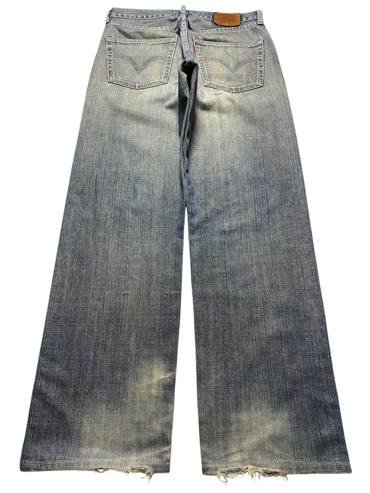 Levi's Vintage Clothing Vintage Levis 503 90’s Grunge Distressed Baggy Jeans Size US 30 / EU 46 - 2 Thumbnail