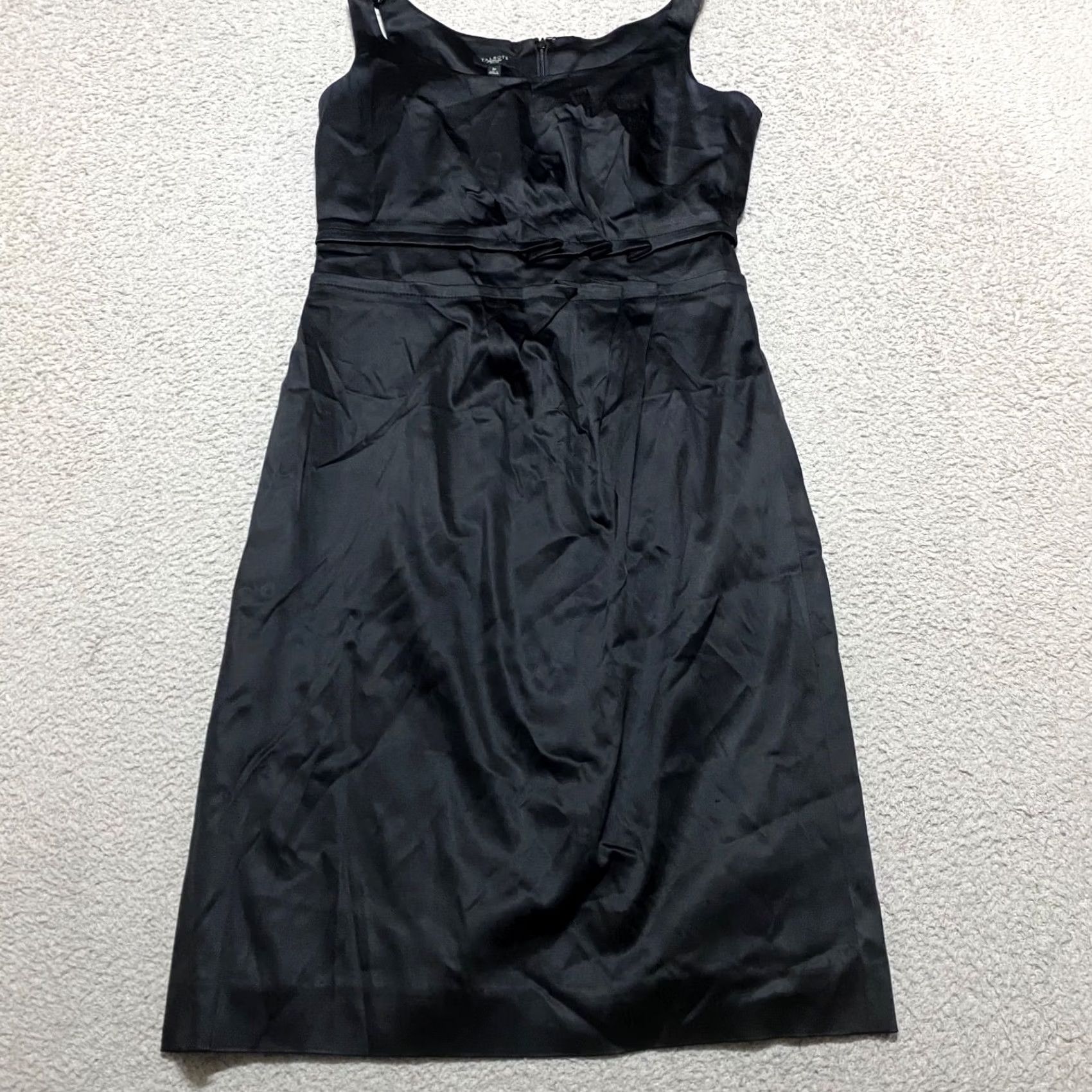Talbots Talbots Womens 2P Dress Black Sheath Sleeveless Lined Round Neck Petites Size XS / US 0-2 / IT 36-38 - 5 Thumbnail