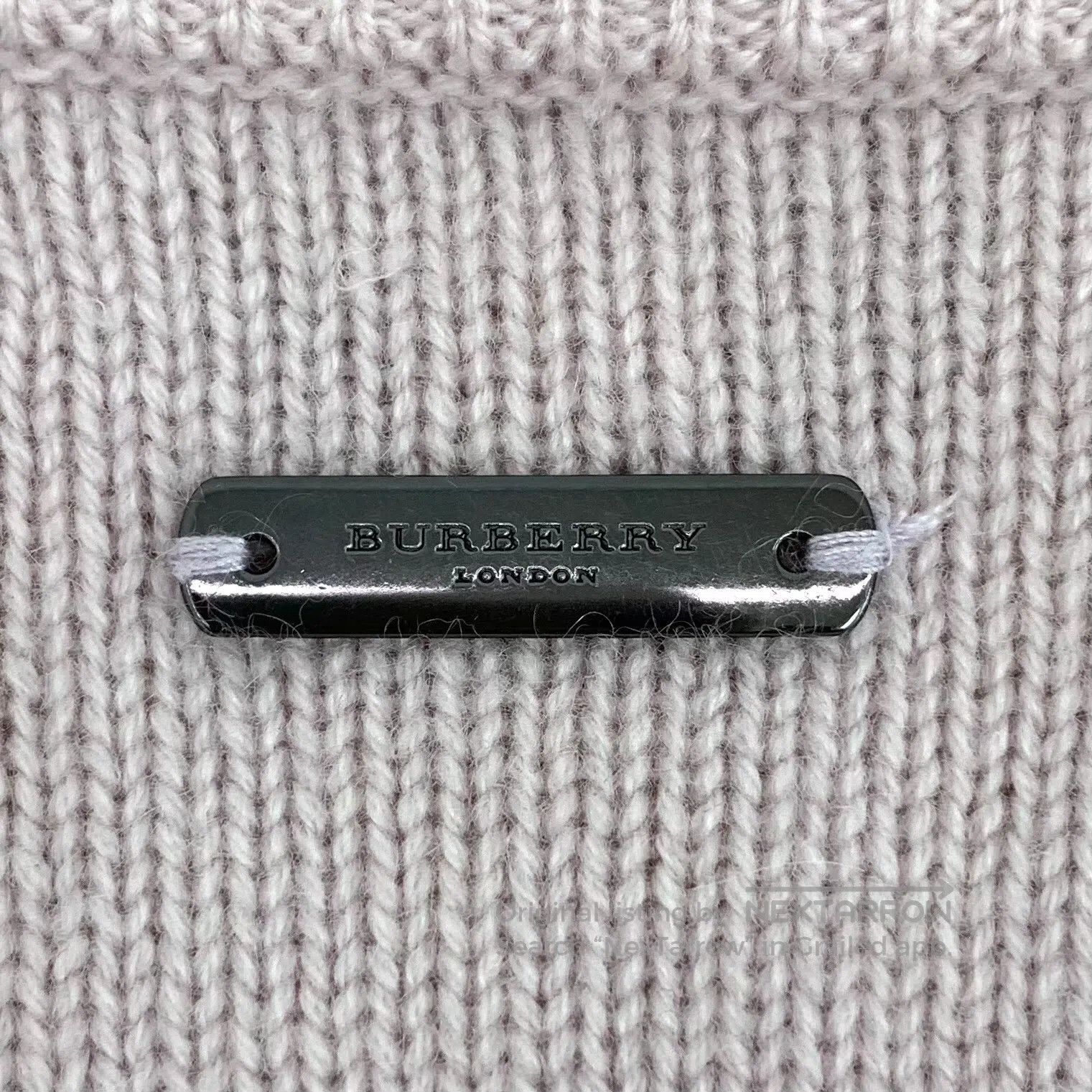 Burberry Burberry Pink cashmere V-neck single-breasted long-sleeved Size M / US 6-8 / IT 42-44 - 5 Thumbnail