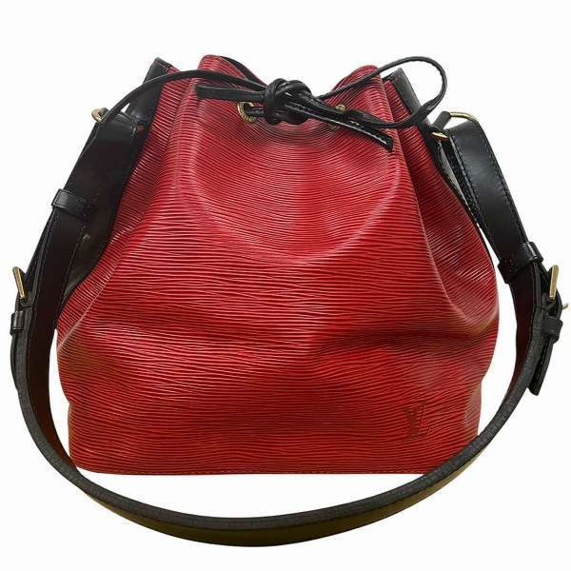 Louis Vuitton Epi Petit Noe M44172 Bag Shoulder Women's in Red