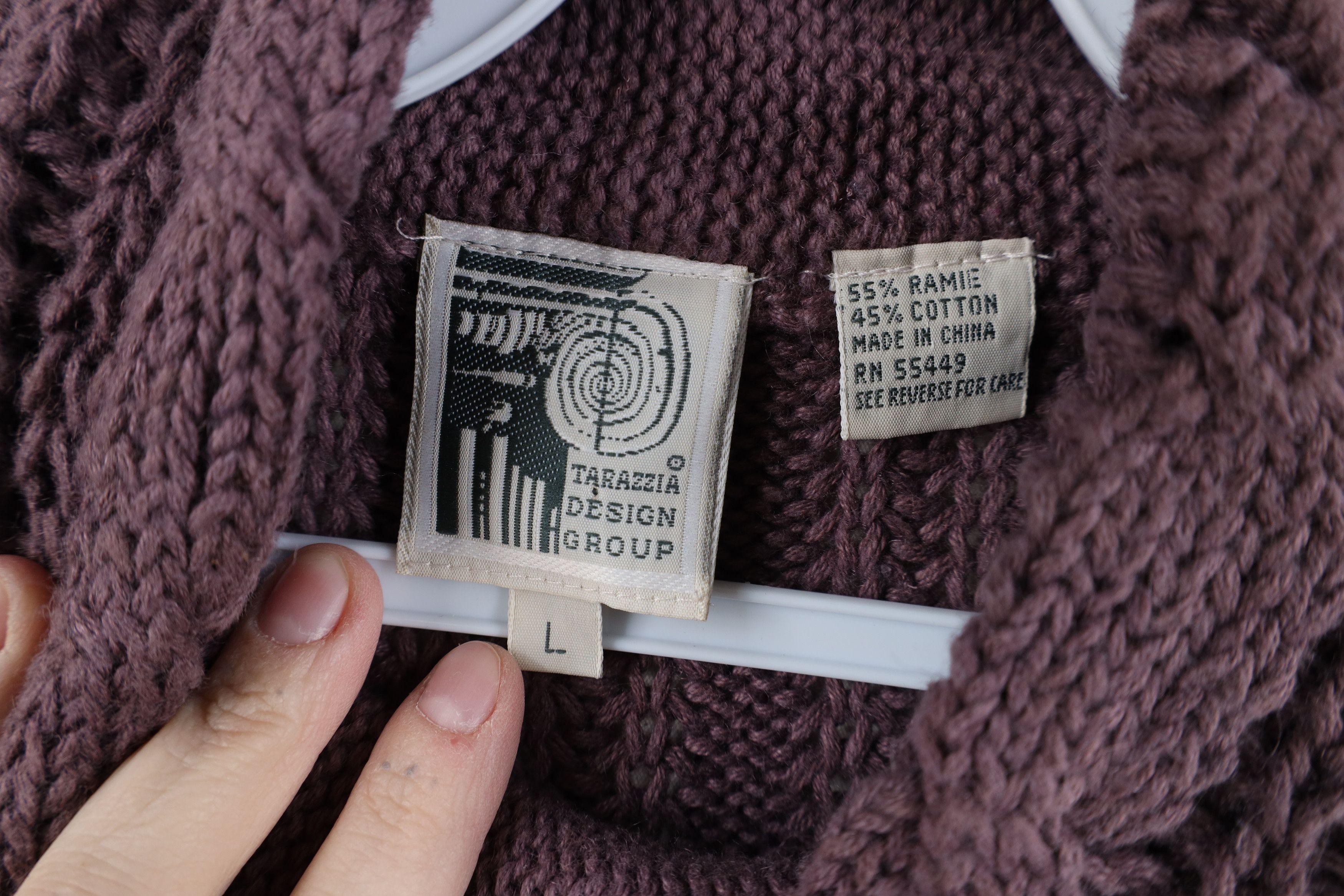 Vintage Vintage 90s Streetwear Fisherman Knit Turtleneck Sweater Size L / US 10 / IT 46 - 6 Thumbnail