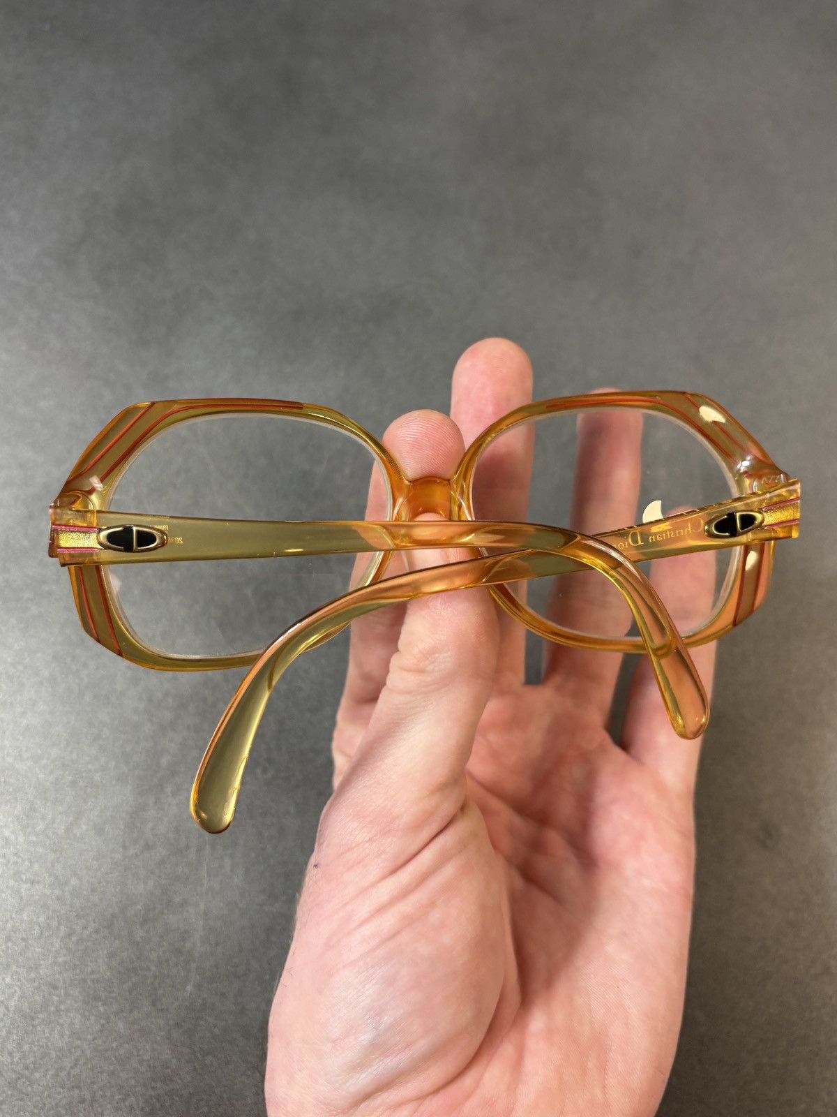 Christian Dior Monsieur × Dior × Vintage 1970s Christian Dior Glasses Vintage Dior 2035 Frames Optyl Size ONE SIZE - 12 Thumbnail