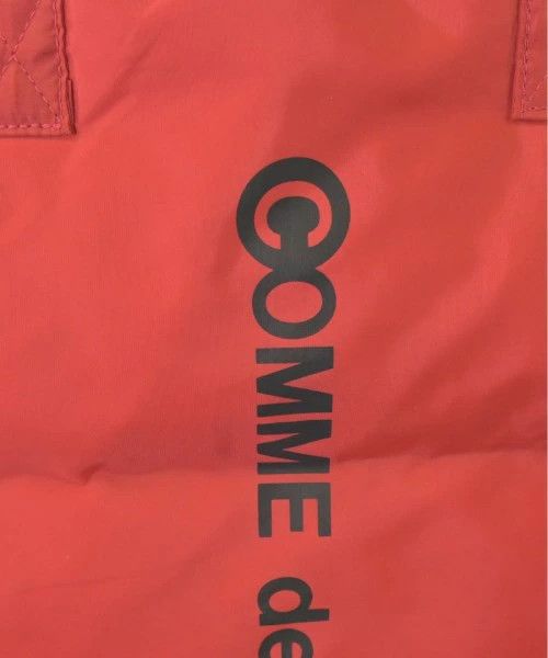 Comme des Garcons Tote Bag Quilted Pattern Logo Print Inner Pocket Red Size ONE SIZE - 6 Thumbnail