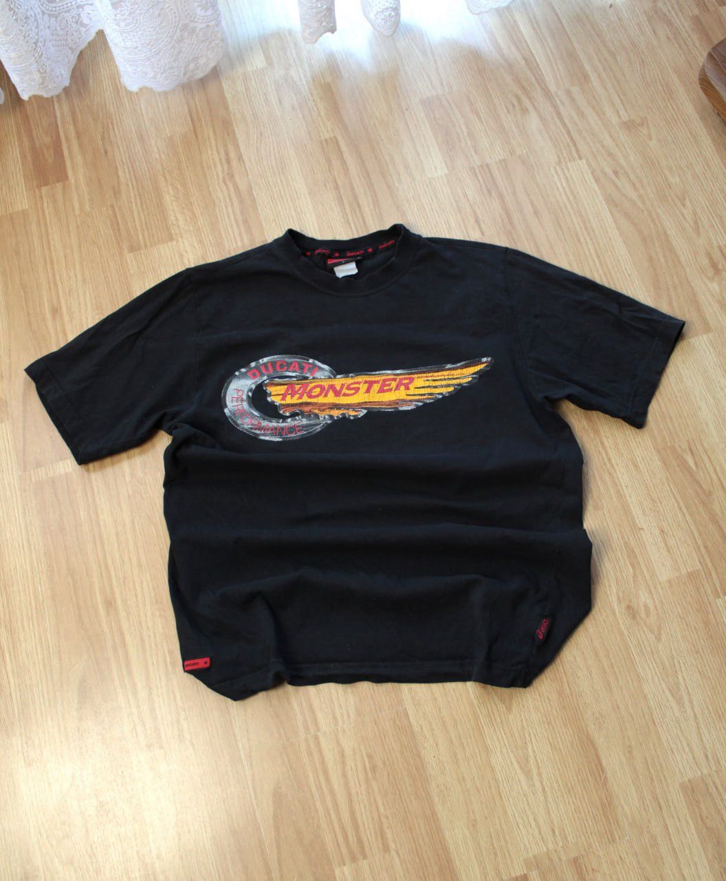 Ducati 🔥 Ducati Asics Vintage 90s Monster T Shirt Moto Racing Size US L / EU 52-54 / 3 - 1 Thumbnail