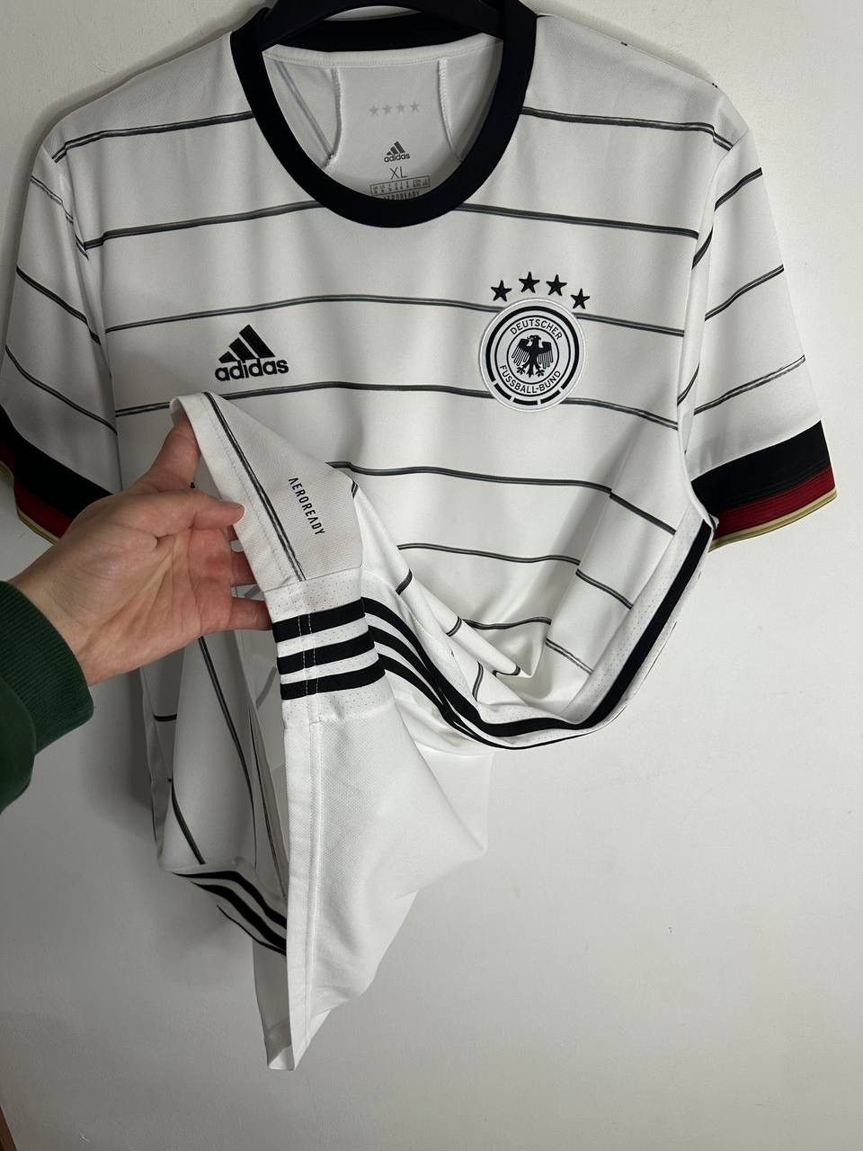 Adidas Germany National Team Adidas Home Jersey 2020/21 White XL Size US XL / EU 56 / 4 - 9 Thumbnail