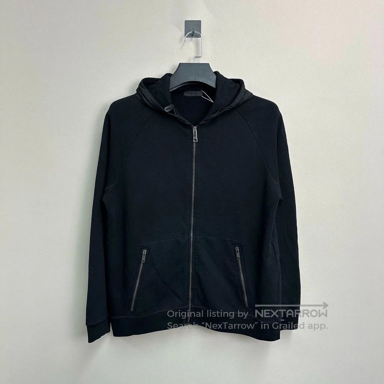 prada classic zip.