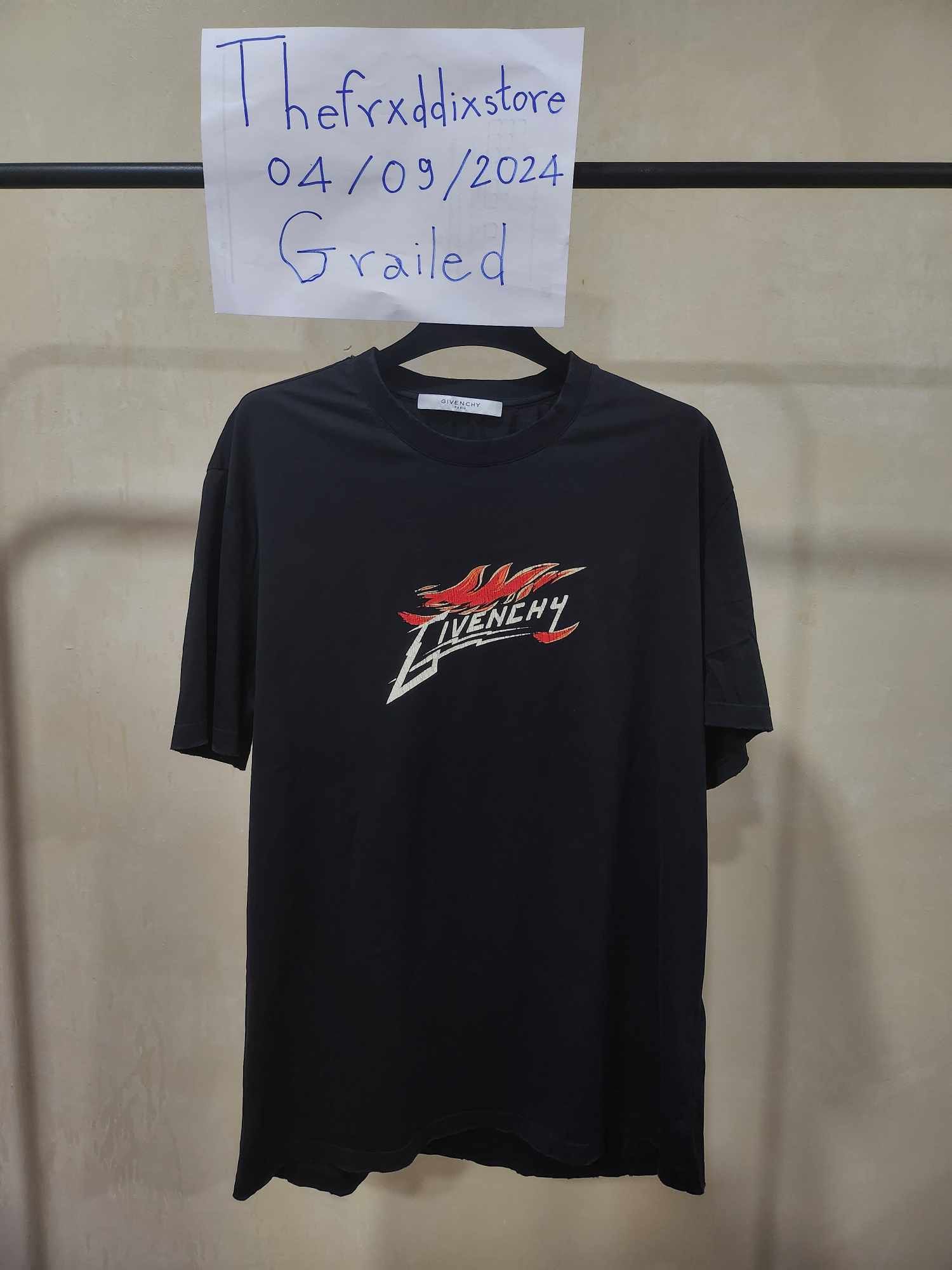 image of Givenchy Tee in Black, Men's (Size XL)