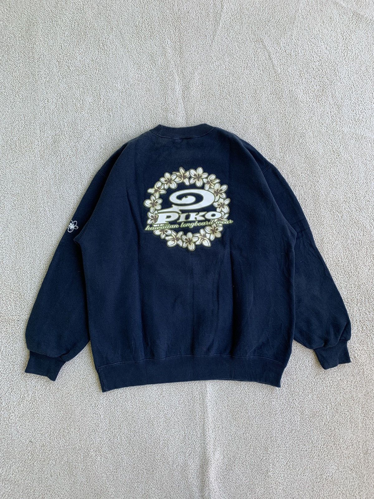 Vintage Vintage PiKo Hawaiian Longboard Wear Big Logo Sweatshirt Size US L / EU 52-54 / 3 - 1 Thumbnail