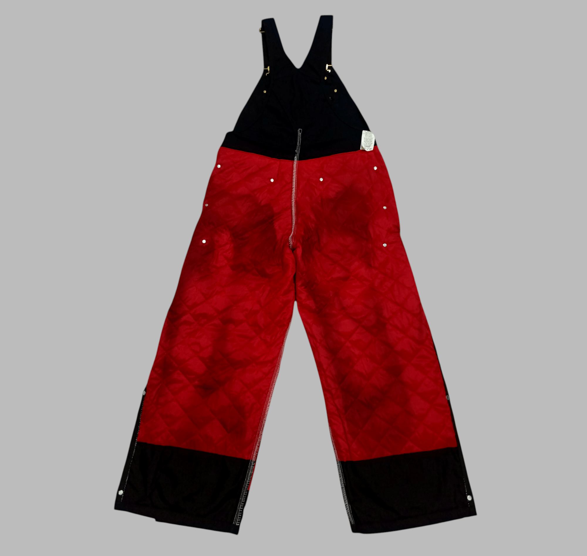 Carhartt Carhartt Duck Zip-to-Thigh Bib Overall/Quilt Lined Size US 37 - 13 Thumbnail