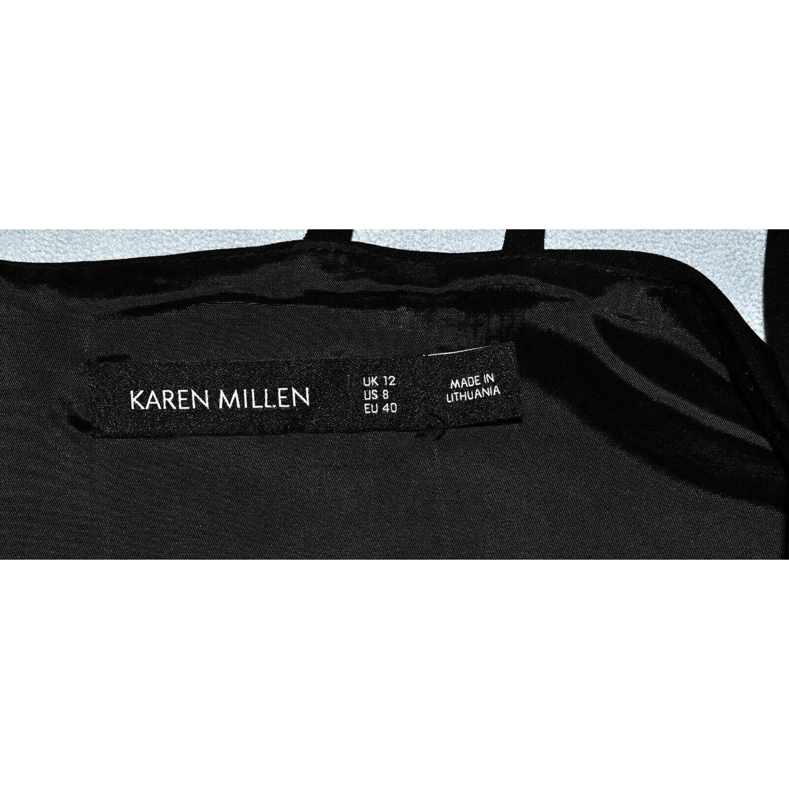 Karen Millen NEW KAREN MILLEN Spaghetti Strap Wide Leg Jumpsuit Sz 8 EU40 Size 30" / US 8 / IT 44 - 5 Thumbnail