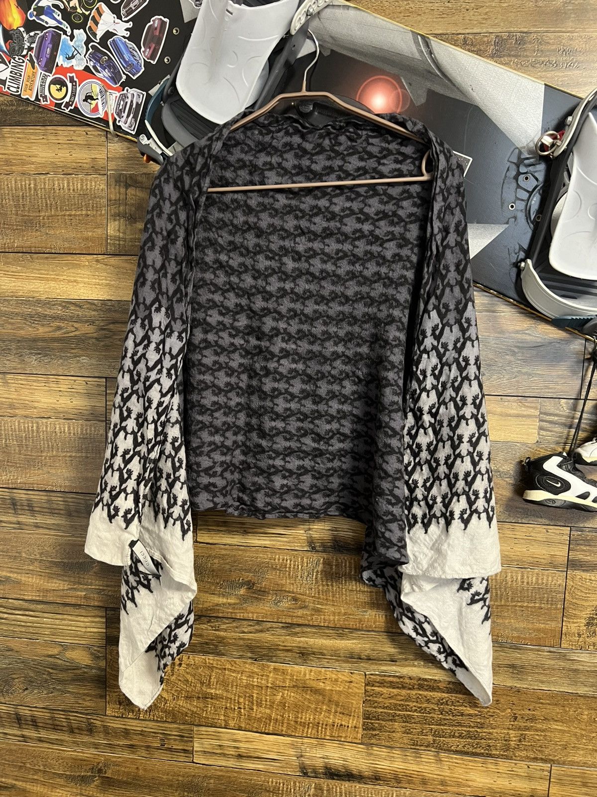 Gucci Reversible Gucci scarf with deer print Size ONE SIZE - 6 Thumbnail