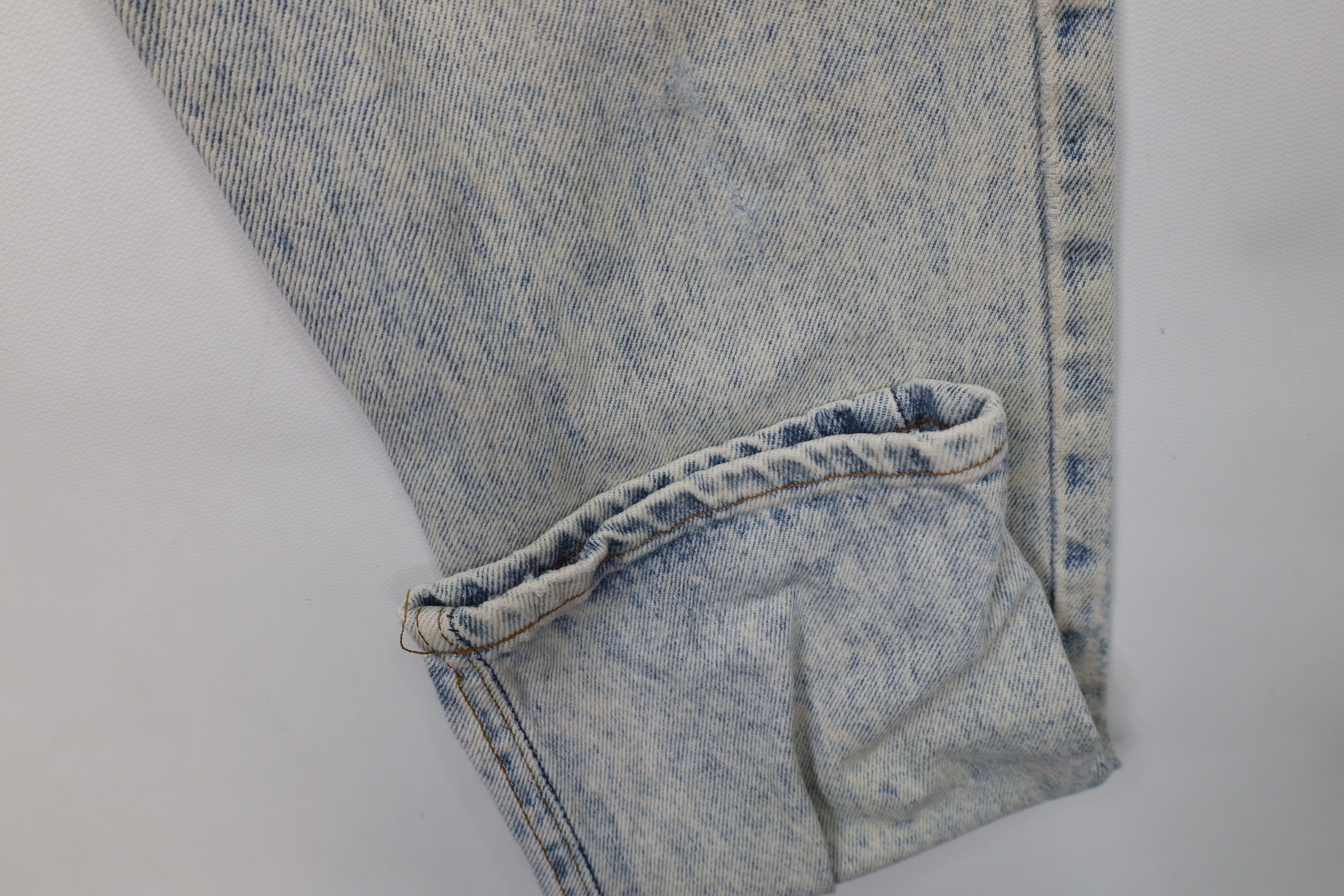 Vintage Vintage 90s Streetwear Acid Wash Straight Leg Denim Jeans Size 26" / US 2 / IT 38 - 7 Thumbnail