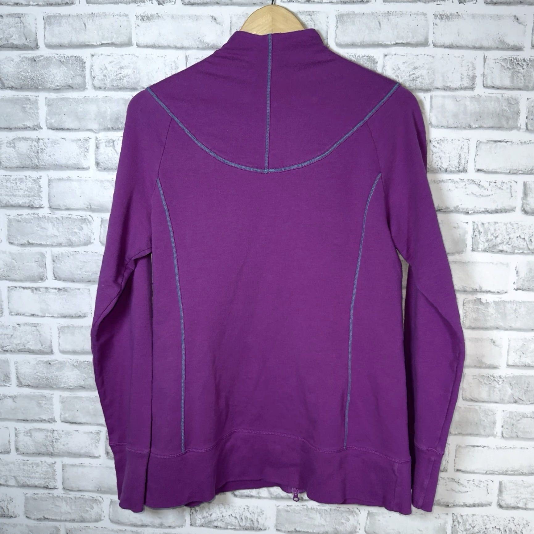 The North Face The North Face Jacket Size L Purple Cotton Full Zip-Up Womens Size L / US 10 / IT 46 - 5 Thumbnail