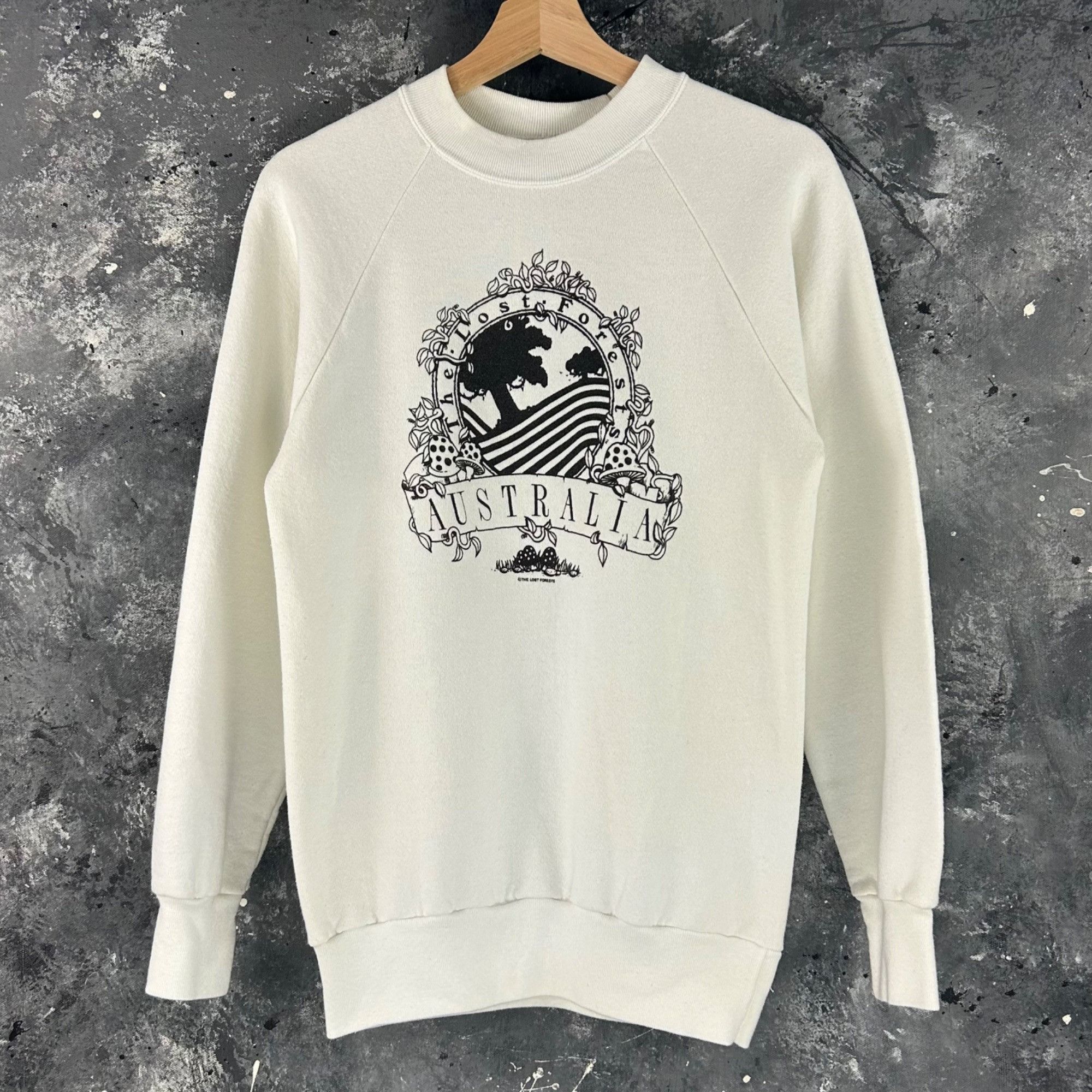 Vintage Vintage 80’s Australia mushroom sweatshirt Size US S / EU 44-46 / 1 - 1 Thumbnail