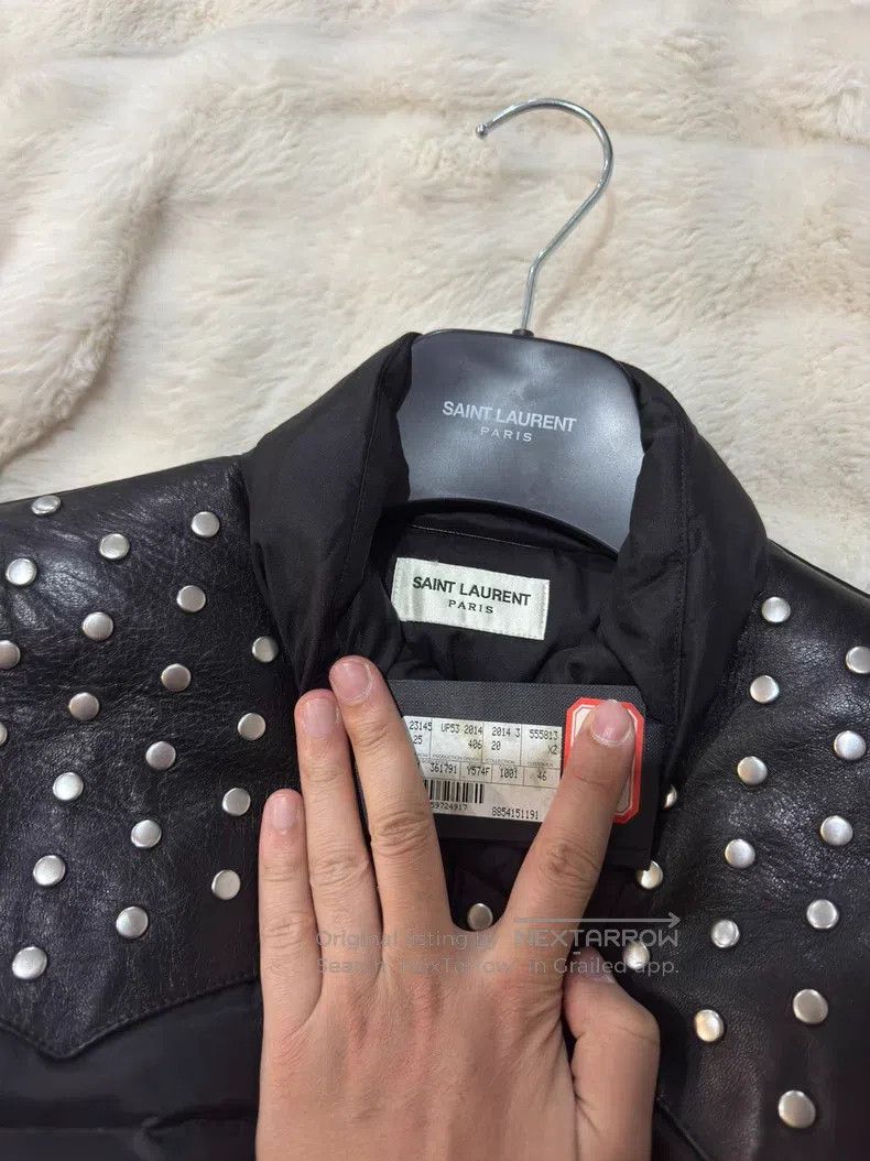 Saint Laurent Paris Saint Laurent Paris New Rivet Patchwork Down Jacket Size US S / EU 44-46 / 1 - 2 Thumbnail