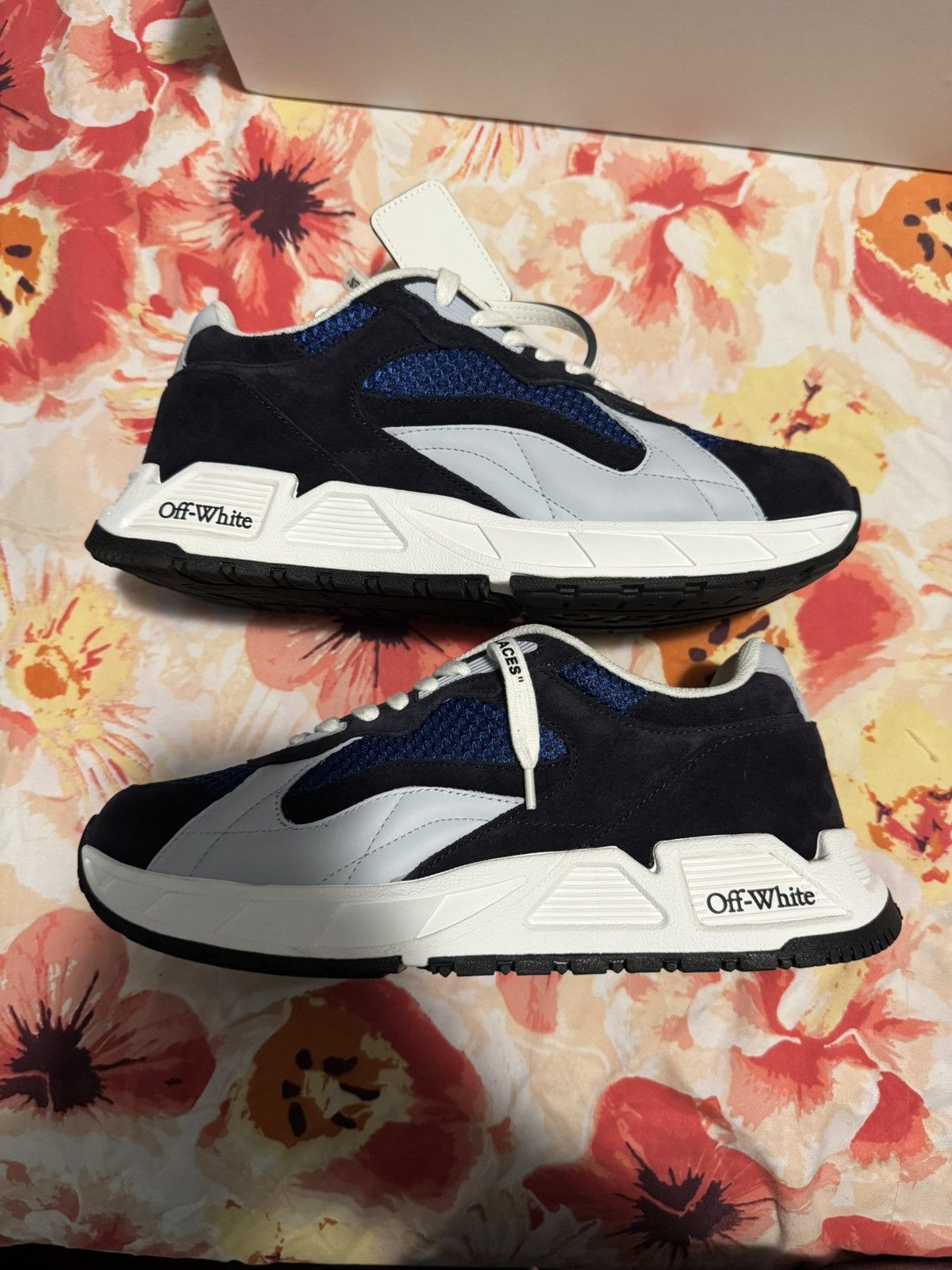 Off-White Off-White Kick Off Dark Blue Sneakers Size US 8 / EU 41 - 5 Thumbnail