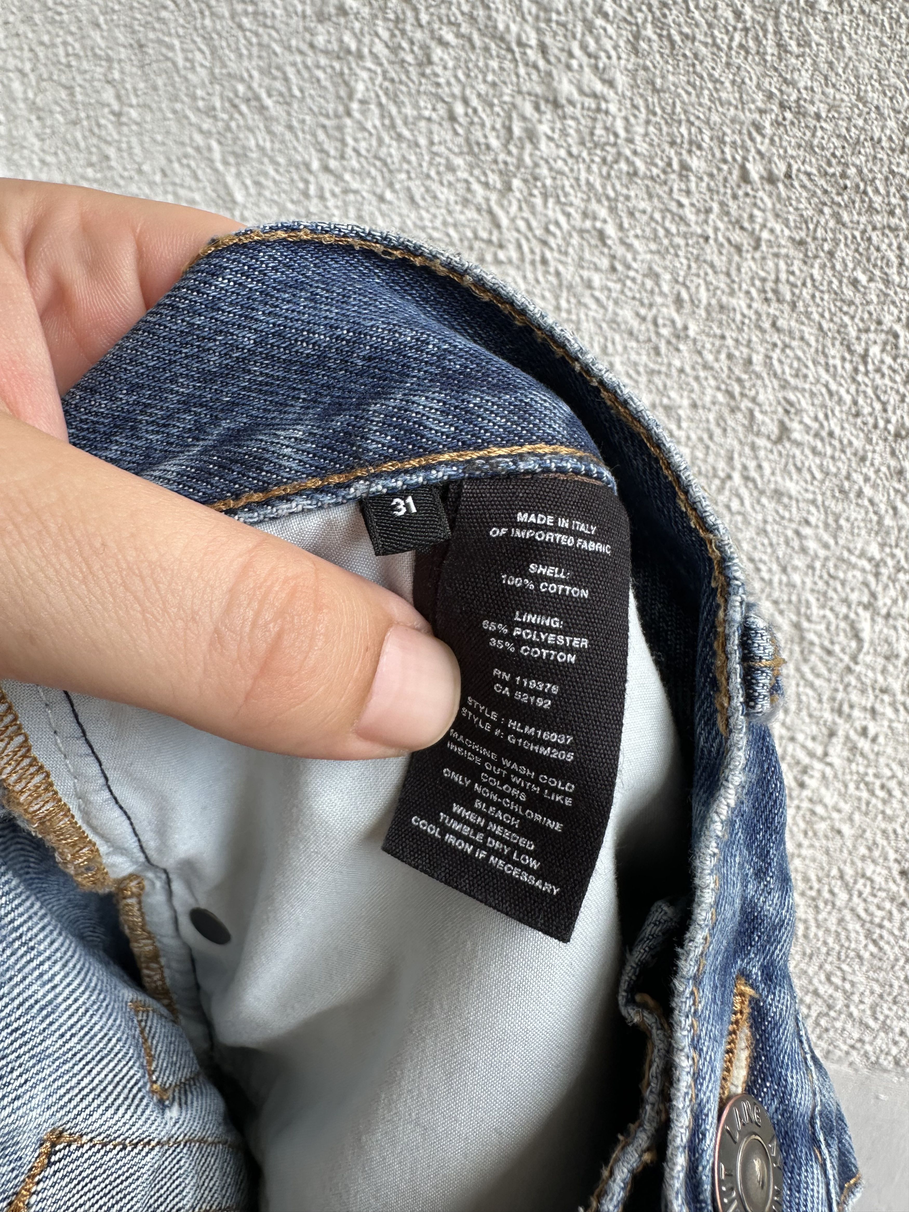Helmut Lang slim fit blue jeans Size US 31 - 6 Thumbnail
