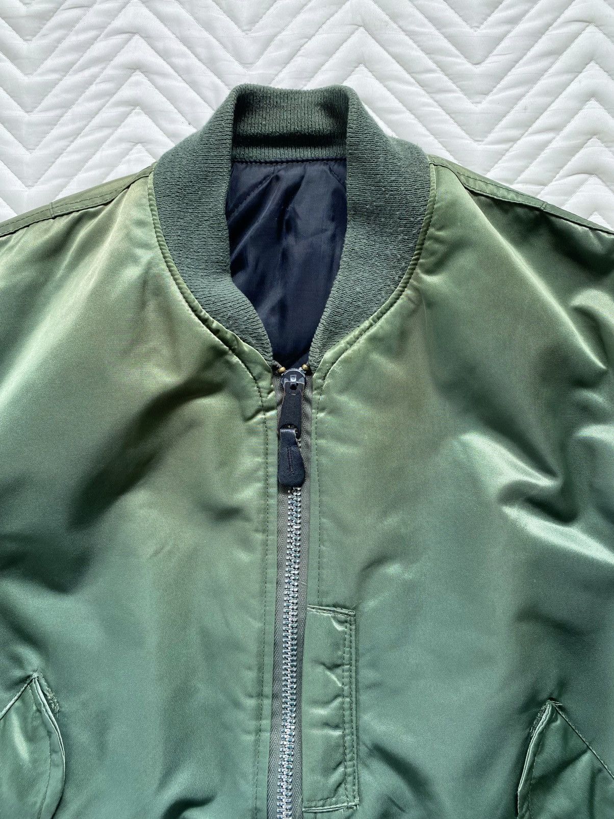 Vintage 🇺🇸 Vintage Corinth Mfg Co. MA-1 Flight Jacket - Made in USA Size US L / EU 52-54 / 3 - 3 Thumbnail