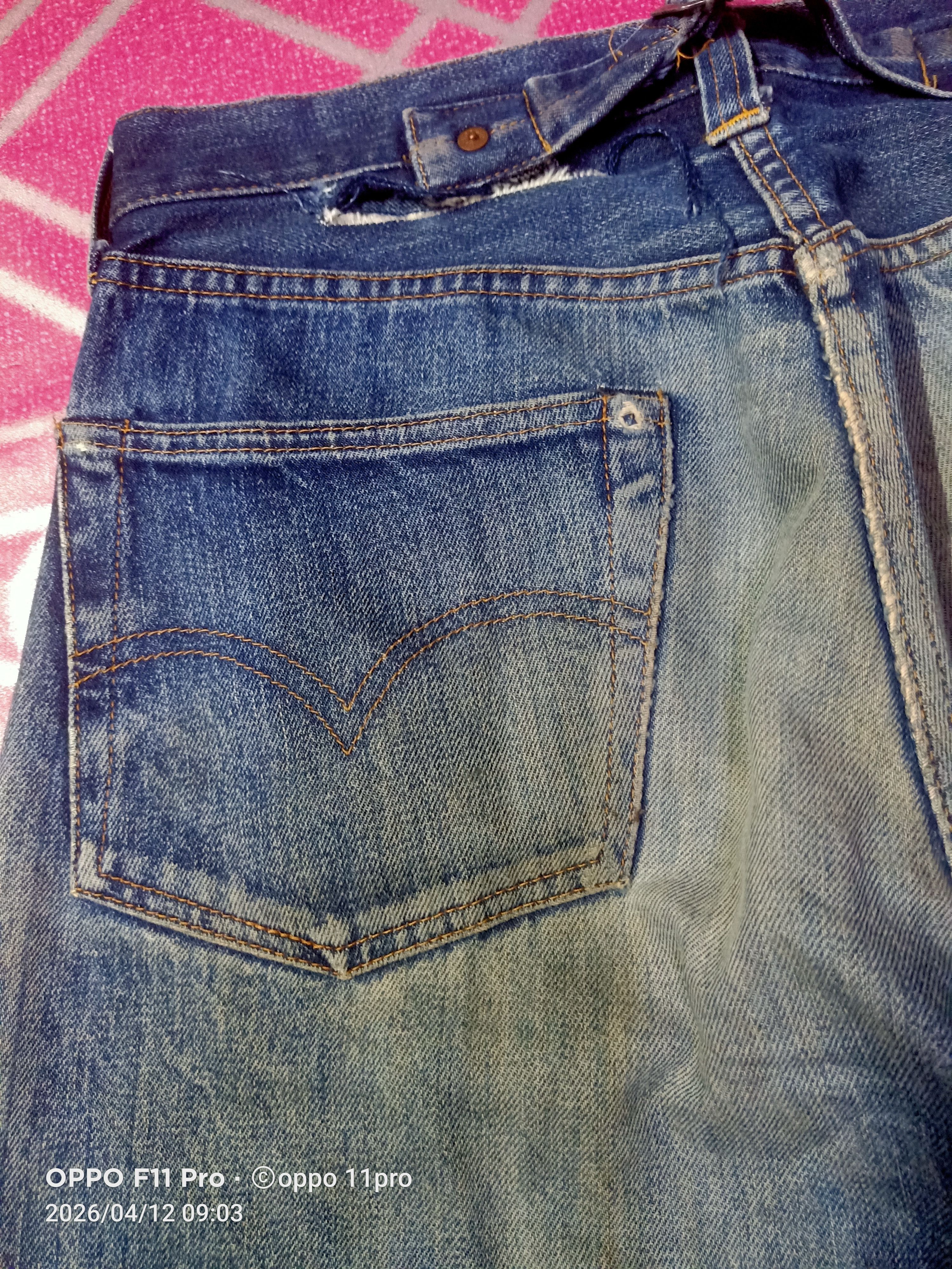 Levi's Vintage Clothing Levis💥 Vintage 201XX LVC BuckleBack Redselvedge 31X30💥 Size US 31 - 7 Thumbnail