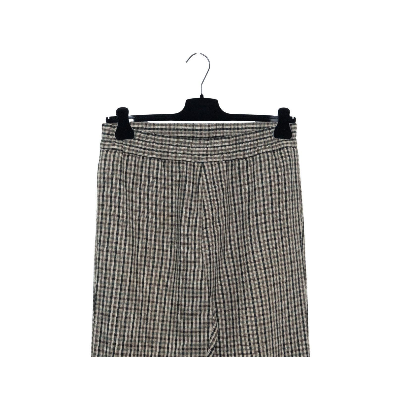 Acne Studios Acne Studios Knit Check Wool Brown Grey Trousers Pants Size US 32 / EU 48 - 2 Thumbnail