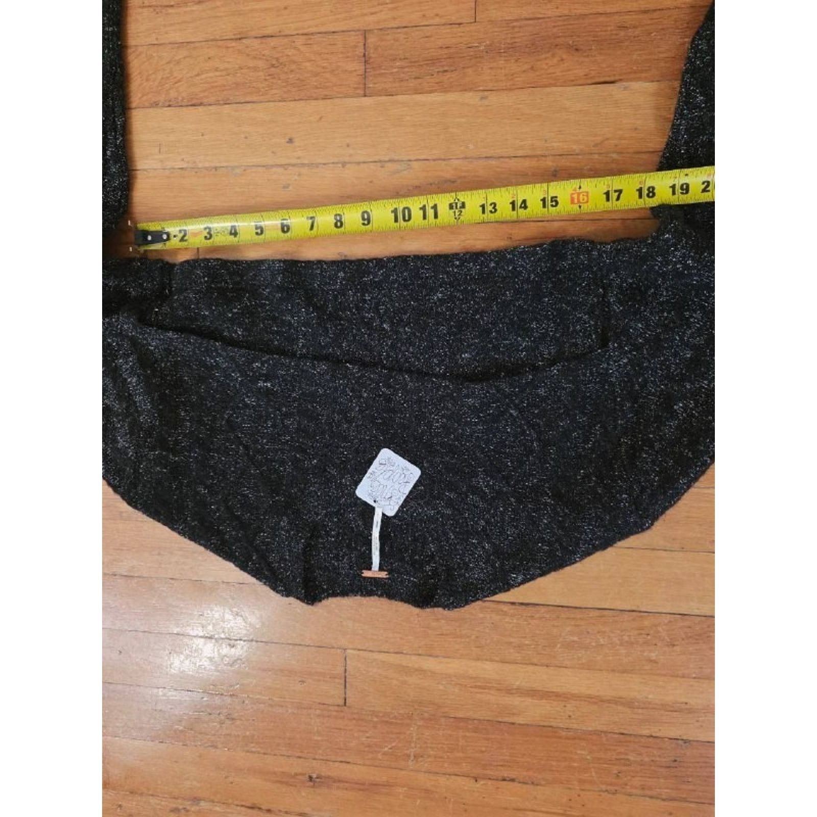 Free People Free People Sweater cropped Stretch Pullover Black S A001489 Size S / US 4 / IT 40 - 4 Thumbnail
