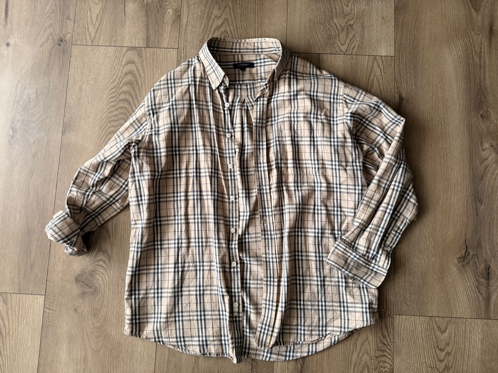 Burberry vintage burberry shirt Size US L / EU 52-54 / 3 - 1 Thumbnail