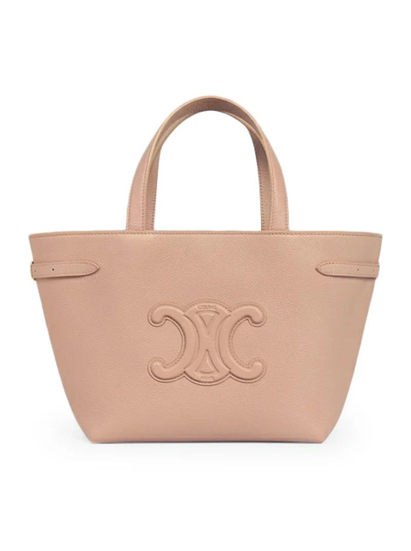 Celine CELINE Cabas Mini Soft Peach Leather Tote Bag Size ONE SIZE - 1 Thumbnail