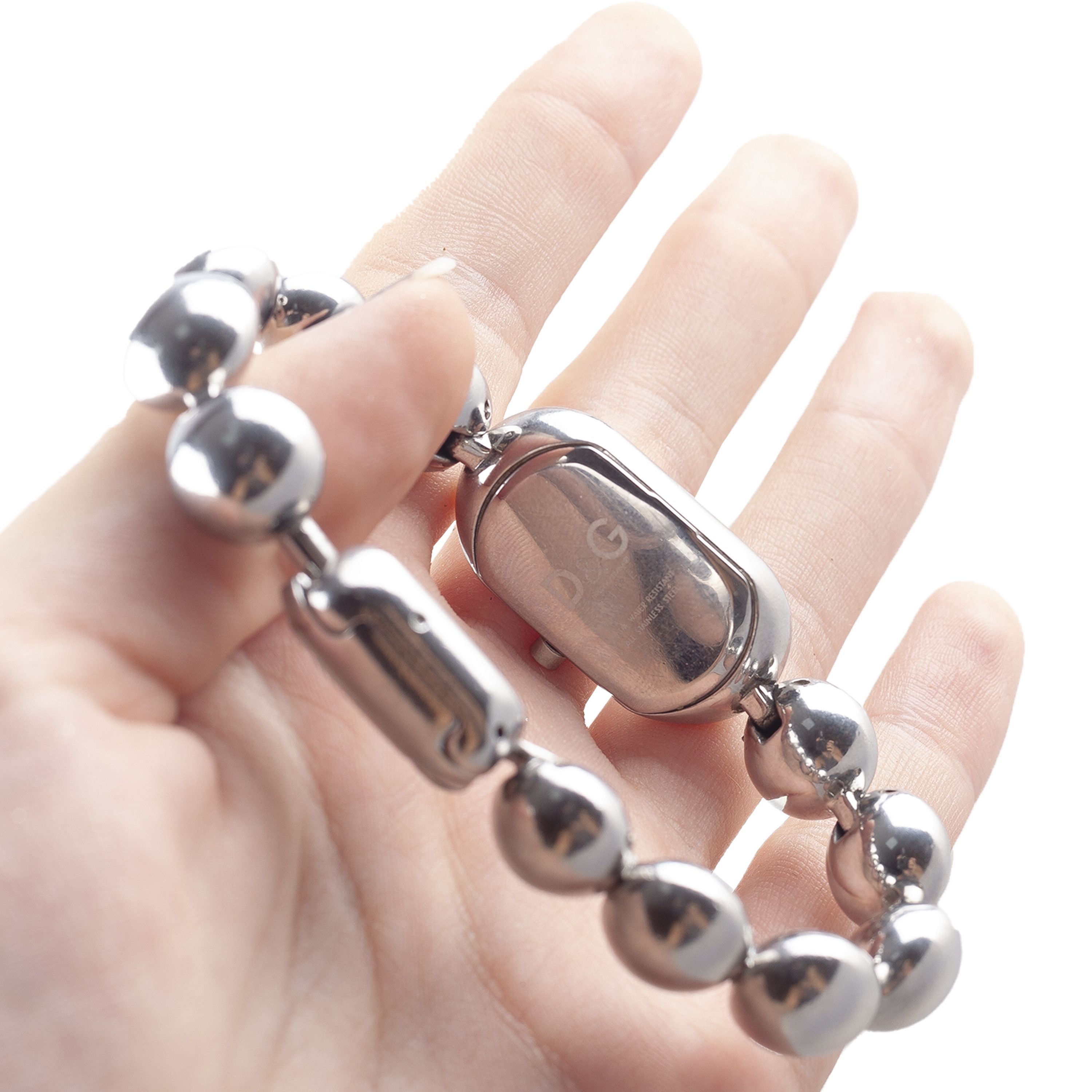 Dolce & Gabbana Dolce & Gabbana Stainless Steel Pebble Watch Size ONE SIZE - 2 Thumbnail