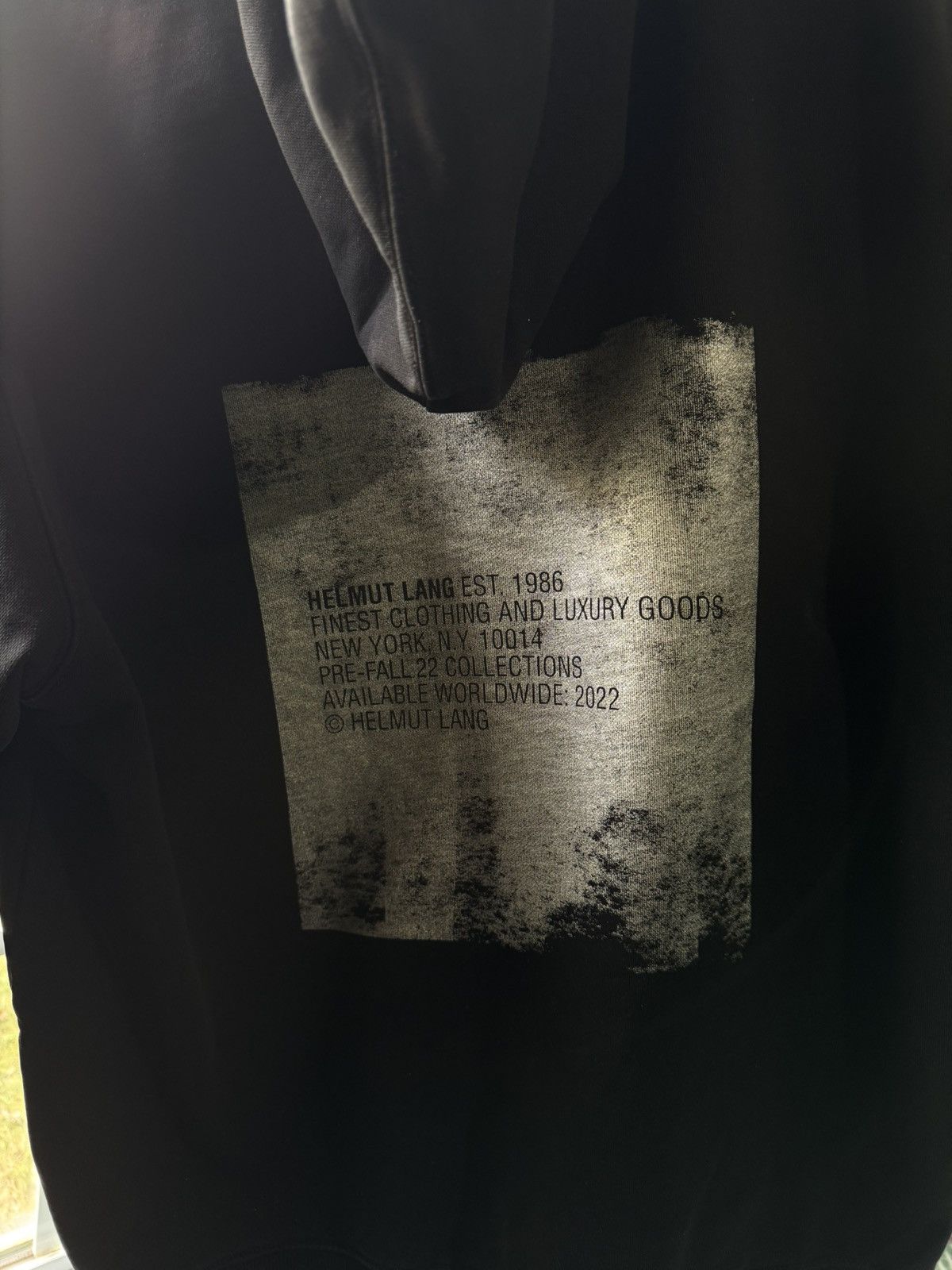 Helmut Lang Helmet Lang Graphic Hoodie Size US XL / EU 56 / 4 - 5 Thumbnail