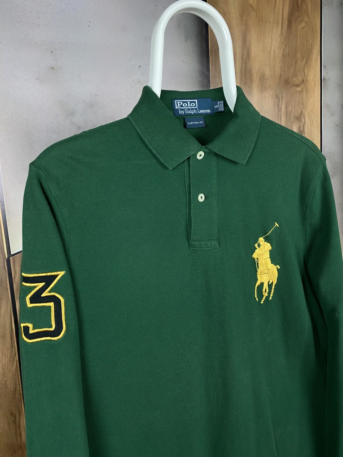 Polo Ralph Lauren 🎠Vintage 90s Polo Long Sleeve Polo Ralph Lauren Racing Tee🎠 Size US S / EU 44-46 / 1 - 2 Thumbnail