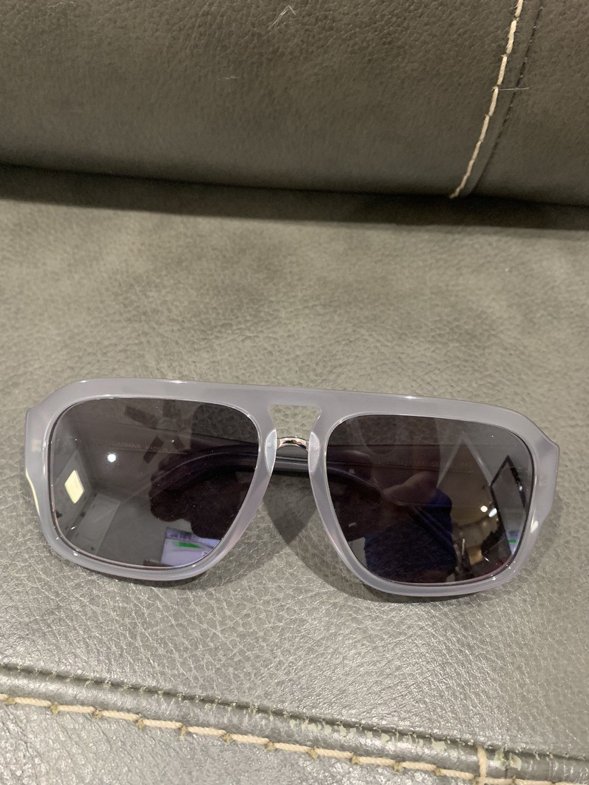 Designer × Dolce & Gabbana Dolce & Gabana Aviator SunGlasses Size ONE SIZE - 1 Thumbnail