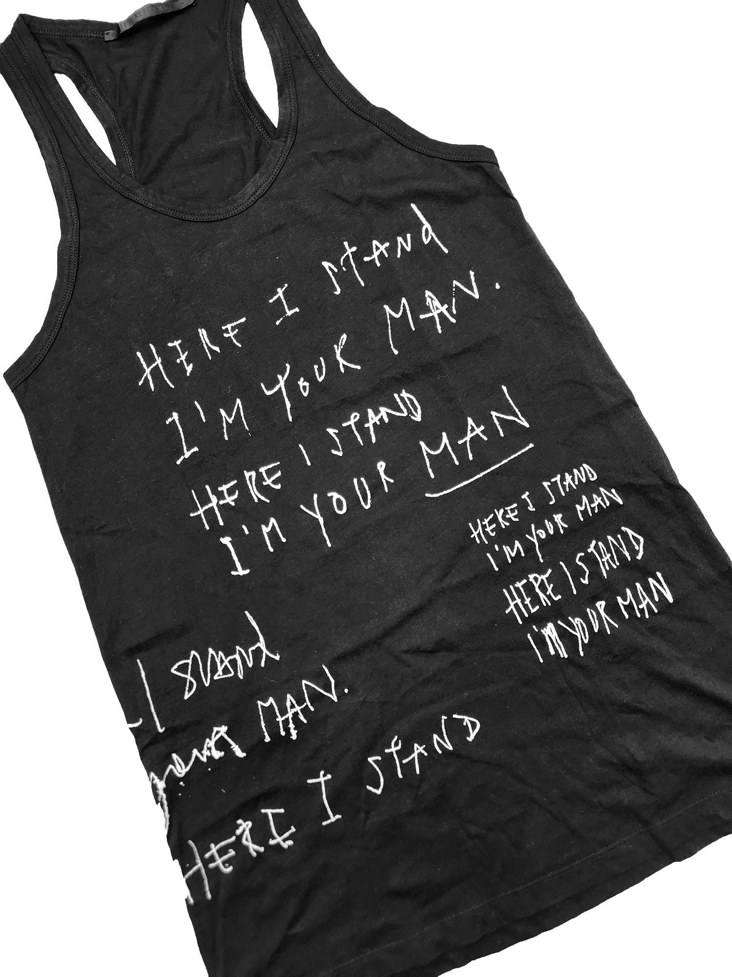 Haider Ackermann Haider Ackerman SS19 "I'm Your Man" Printed Tank Top Size US S / EU 44-46 / 1 - 3 Thumbnail
