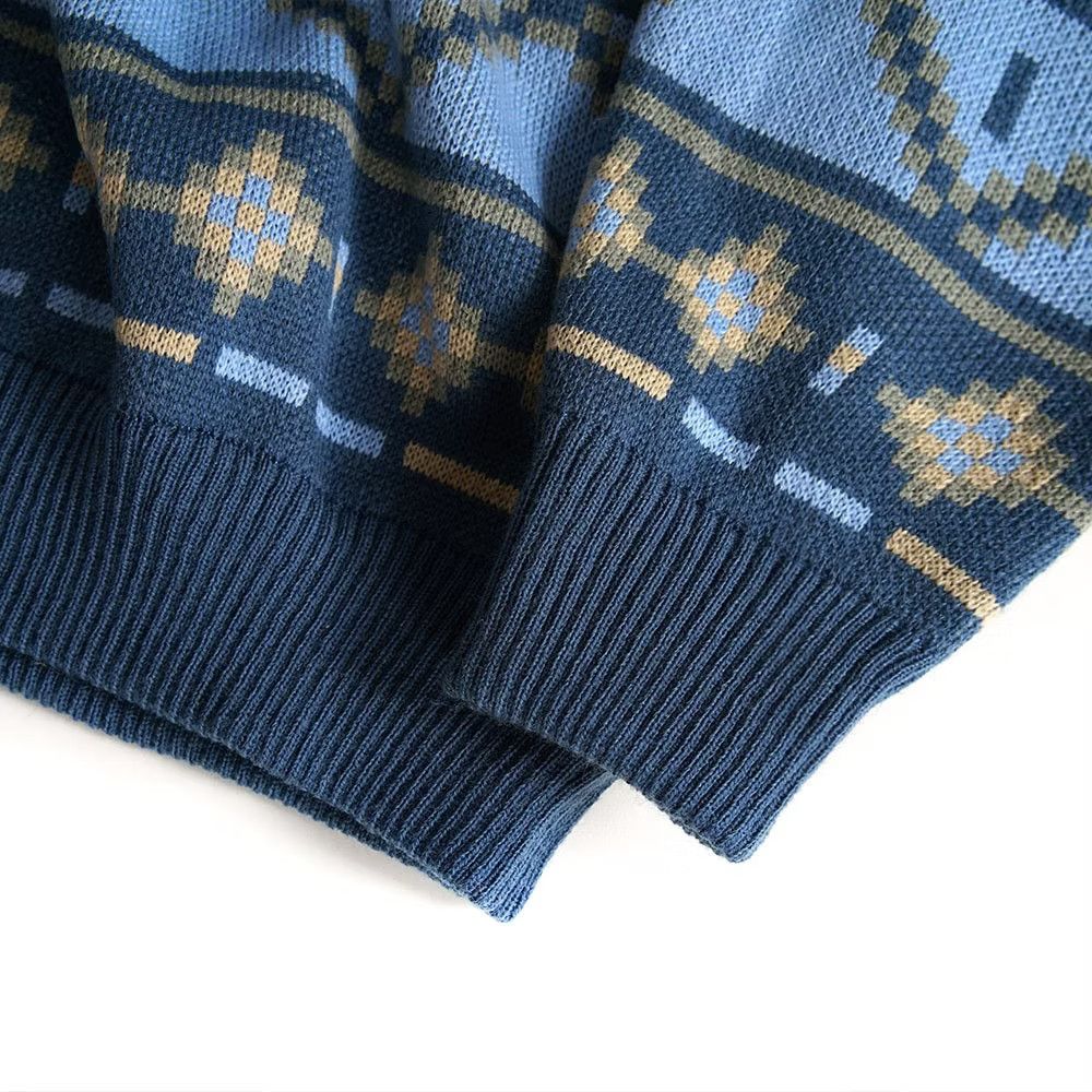 Coogi 🧵 Vanilla blue danny nordic knitted sweater Size US L / EU 52-54 / 3 - 3 Thumbnail