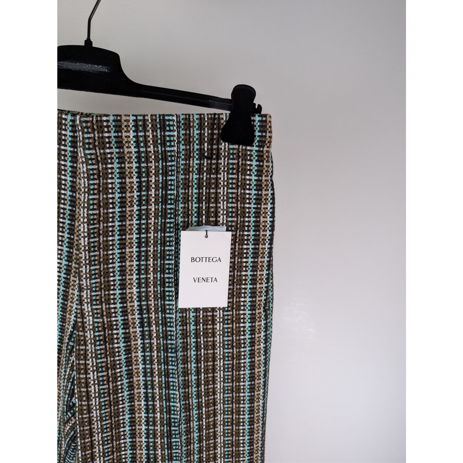 Bottega Veneta o1rshd1 Cotton Check Tailored Trousers Pants in Multicolor Size US 34 / EU 50 - 6 Thumbnail