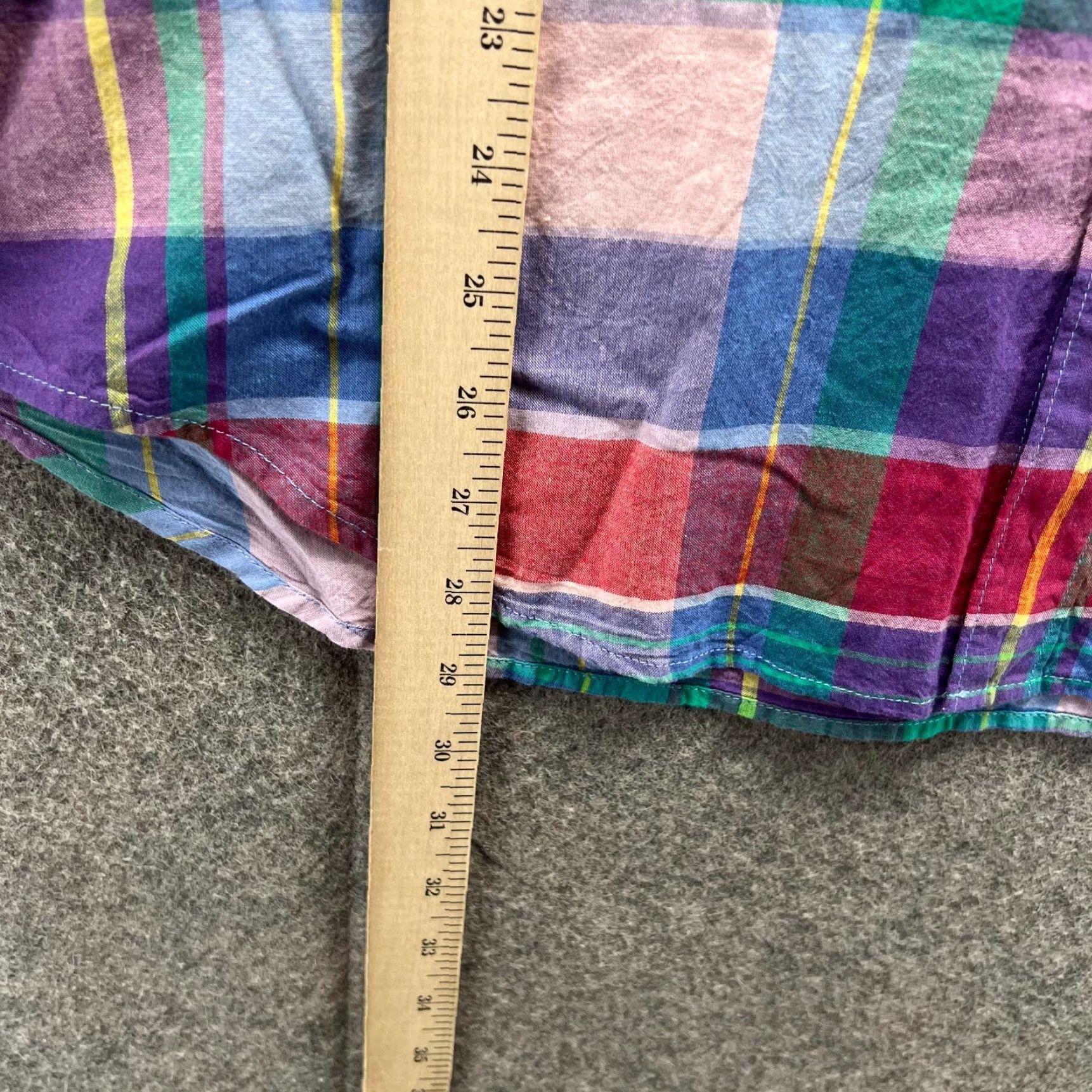 J.Crew VINTAGE J.CREW Shirt Mens M Blue Pink Madras Plaid Button Up Classic Fit Preppy Decade: 2000s? Size US M / EU 48-50 / 2 - 7 Thumbnail
