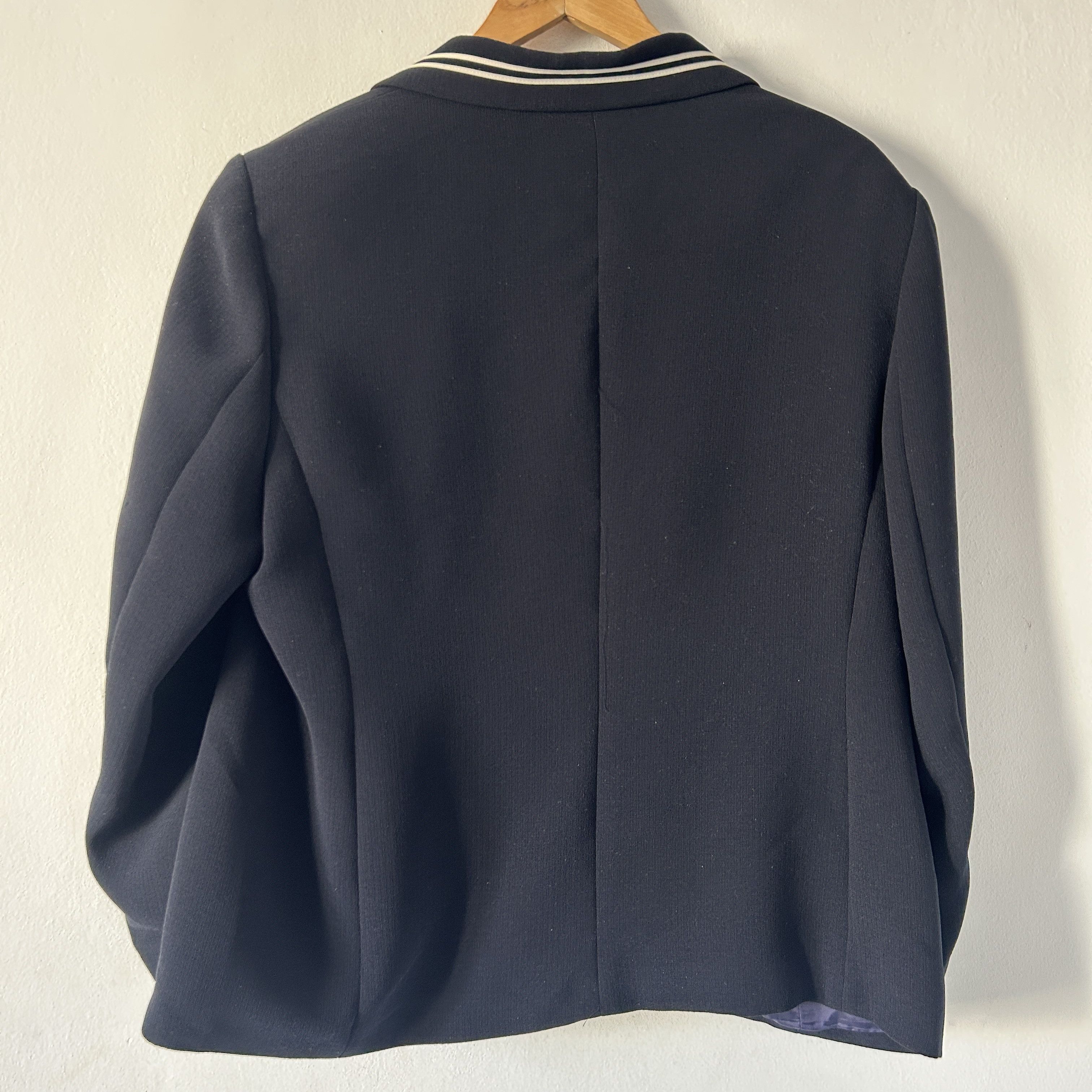 Vintage Vintage 80s navy blue Sailor Blazer Size 4XL / US 24-26 - 8 Thumbnail