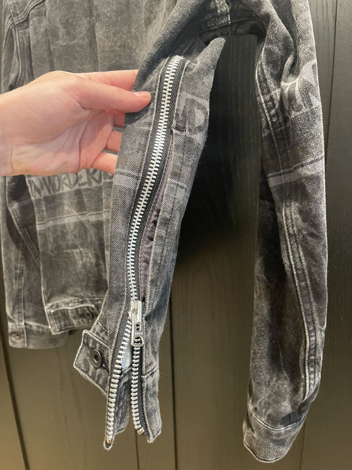 Sacai Sacai x Eric Haze Denim Jacket Size US M / EU 48-50 / 2 - 4 Thumbnail