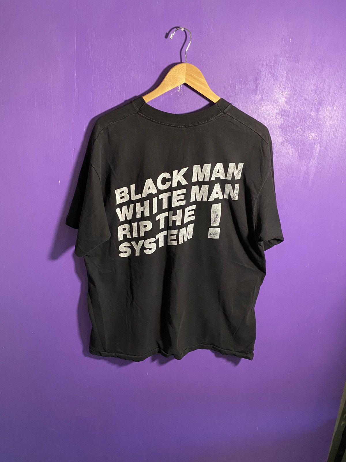 Band Tees Vintage 90s KMFDM more n faster faded tour tee Size US XL / EU 56 / 4 - 2 Thumbnail