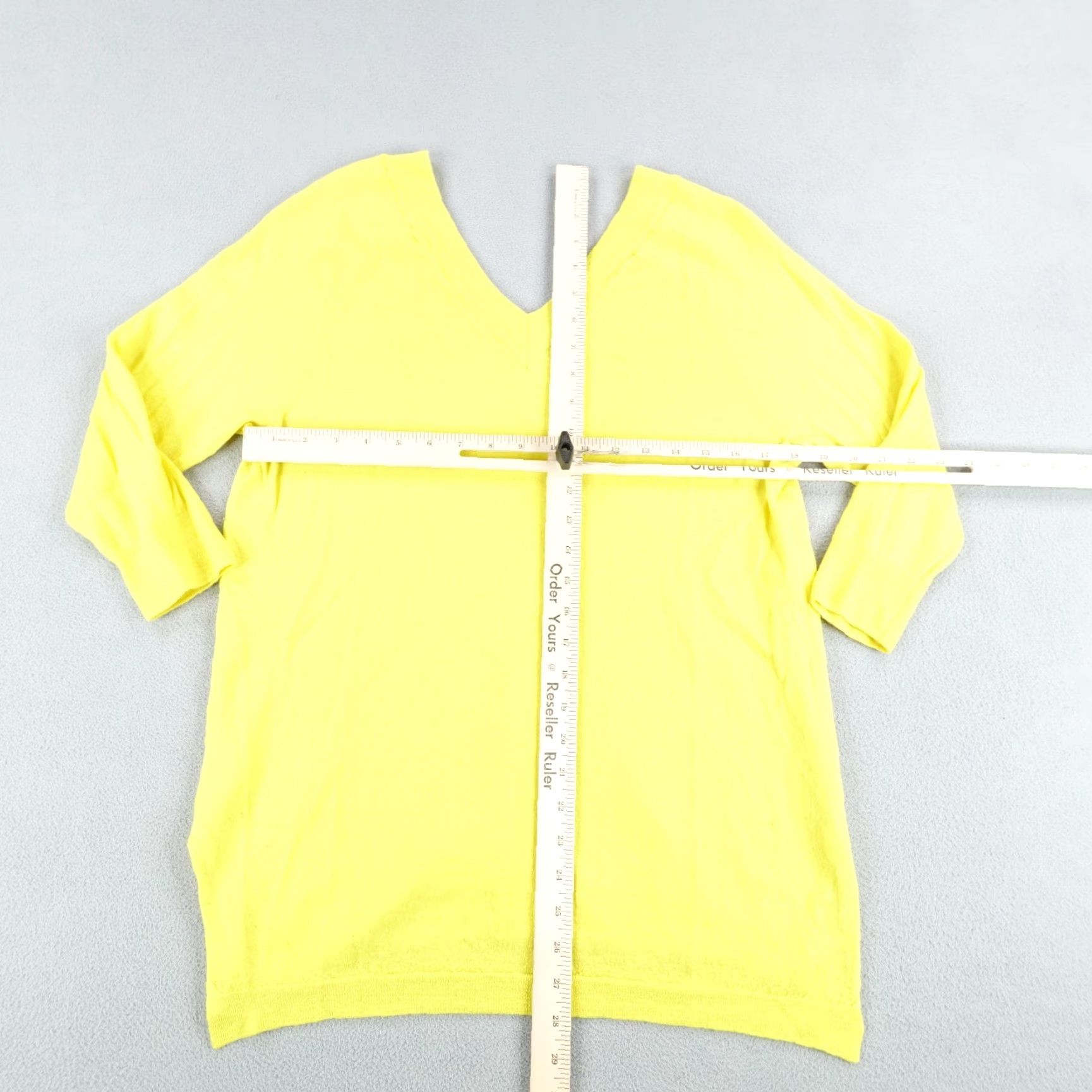 Anthropologie VINTAGE Anthropologie Moth Sweater Tunic Knit Yellow Wool V-Neck Women L bå Size L / US 10 / IT 46 - 5 Thumbnail