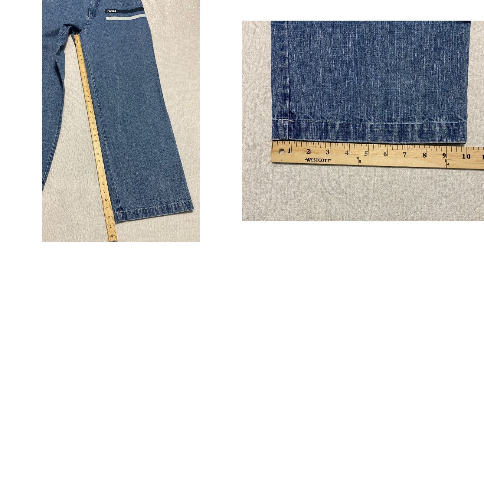 Denime VINTAGE DON Jeans 40 Mens Denim Blue Baggy Wide-Leg 90s Y2K Skater Jeans Mens Size US 40 / EU 56 - 8 Thumbnail