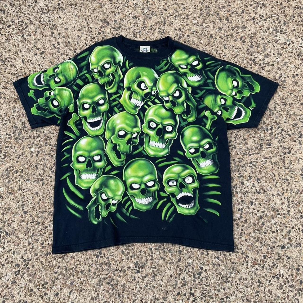 Other 01 3/6 Mafia Skull Liquid Blue Aop Size US XL / EU 56 / 4 - 1 Thumbnail