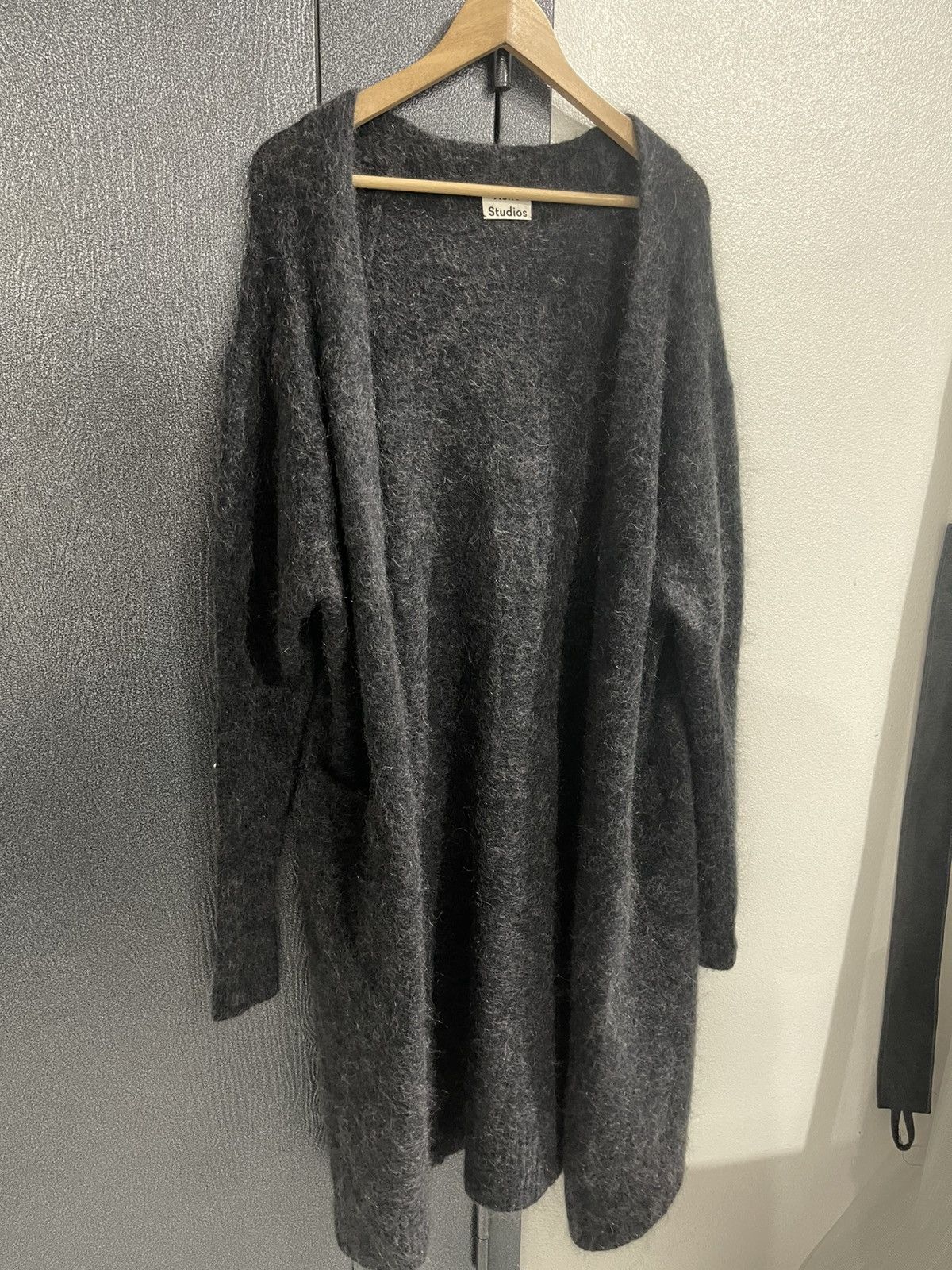 Acne Studios Acne Studios Raya Wool And Mohair Blend Cardigan Size S / US 4 / IT 40 - 5 Thumbnail